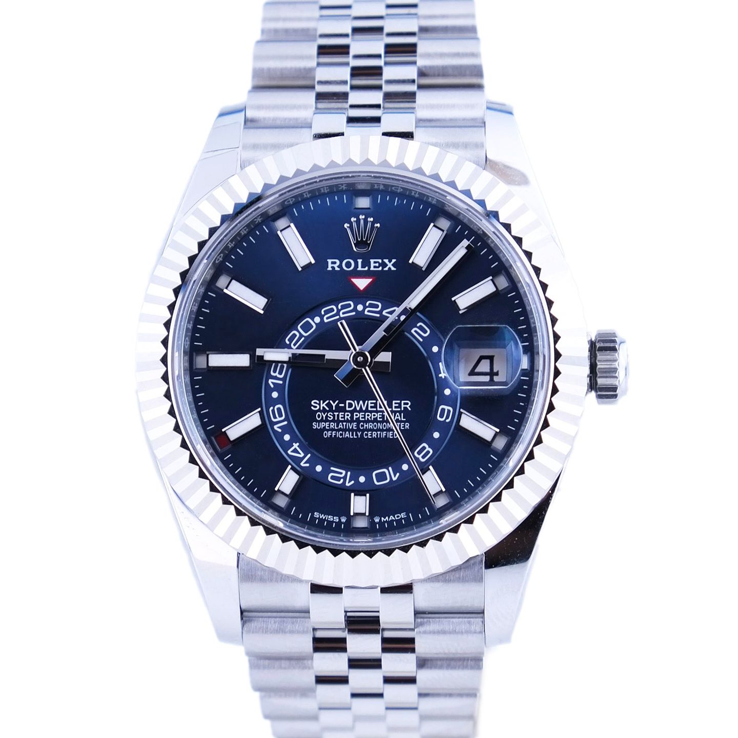 Rolex Sky-Dweller 326934 (2024) - Blauw wijzerplaat 42mm Staal (1/1)