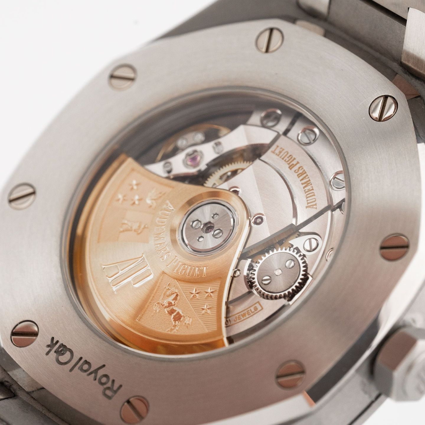 Audemars Piguet Royal Oak Selfwinding 15400ST.OO.1220ST.01 (2014) - Zwart wijzerplaat 41mm Staal (3/5)