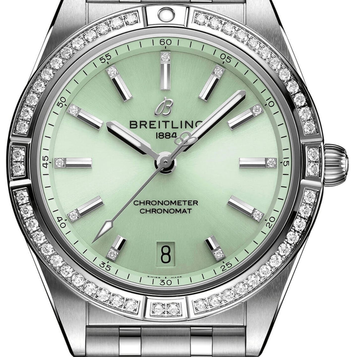 Breitling Chronomat 36 A10380591L1A1 (2024) - Green dial 36 mm Steel case (1/1)