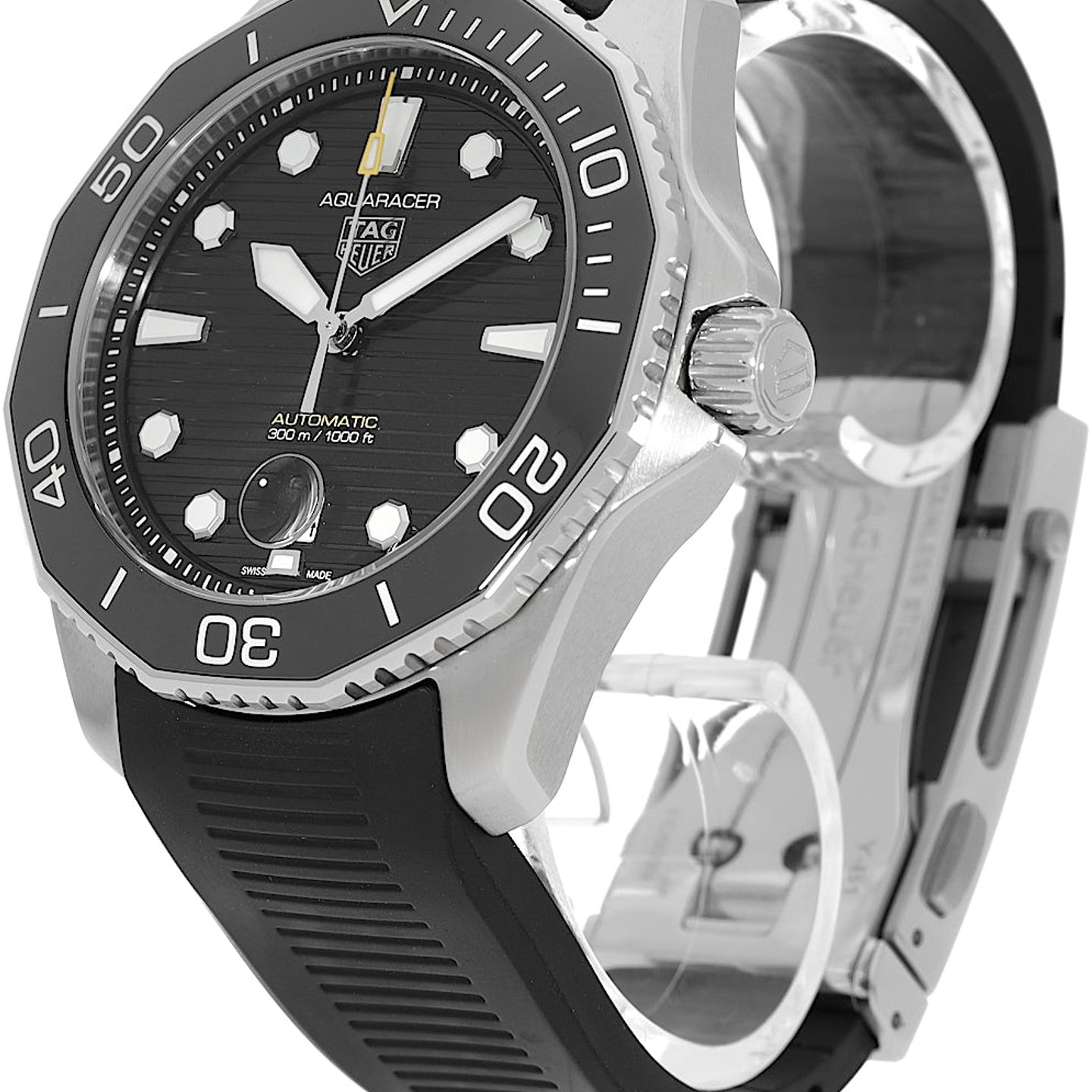 TAG Heuer Aquaracer 300M WBP201A.FT6197 (2024) - Black dial 43 mm Steel case (3/5)