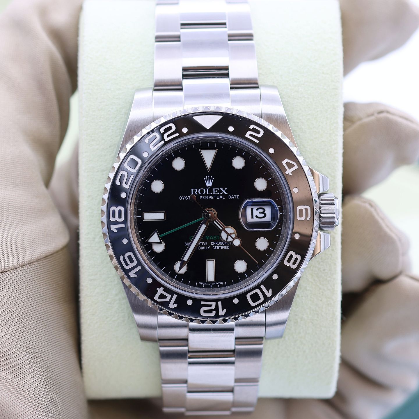 Rolex GMT-Master II 116710LN (Unknown (random serial)) - Black dial 40 mm Steel case (1/8)