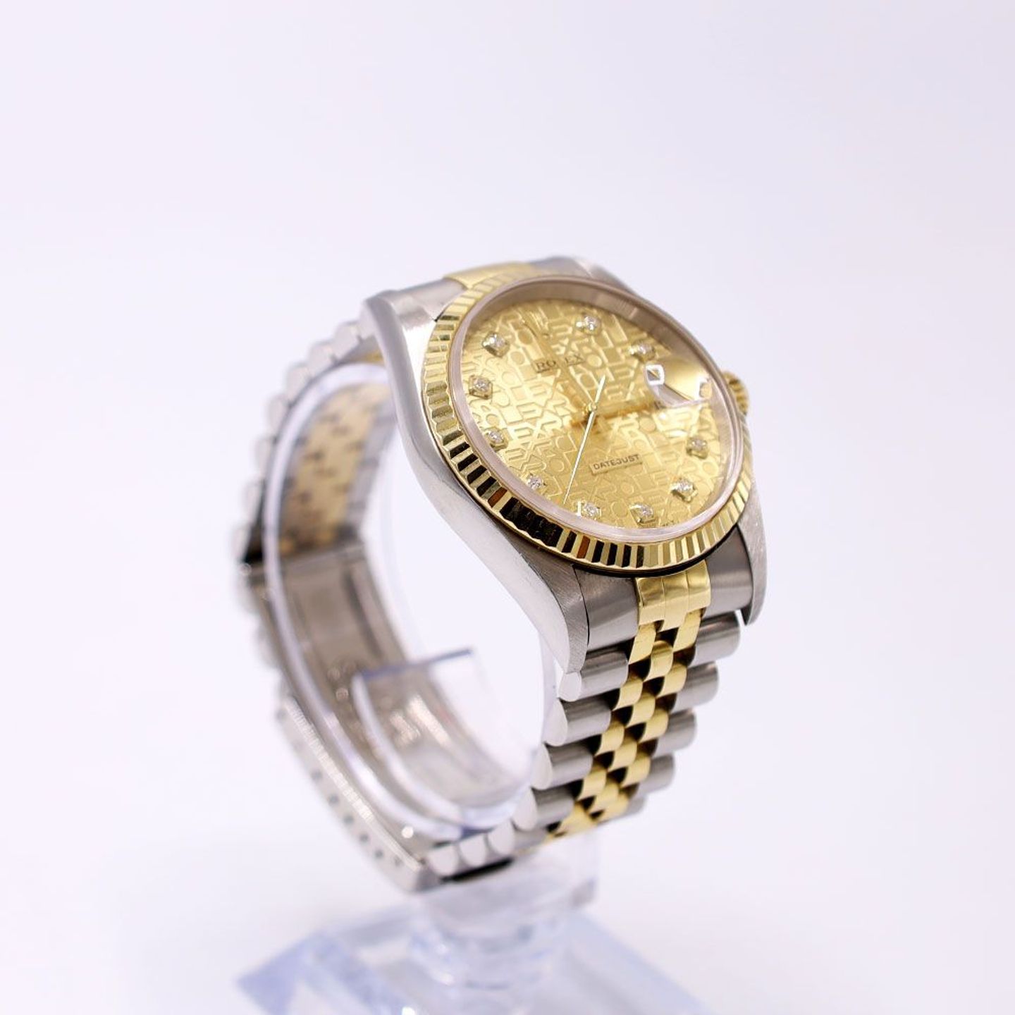 Rolex Datejust 36 16233 (1996) - Gold dial 36 mm Gold/Steel case (3/5)