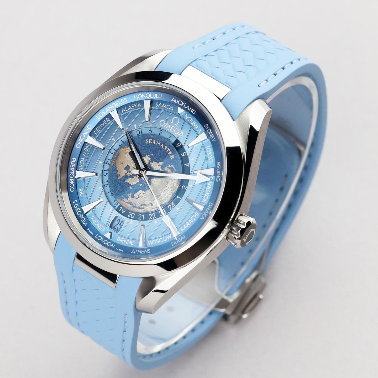 Omega Seamaster Aqua Terra 220.12.43.22.03.002 (2026) - Blue dial 43 mm Steel case (4/8)