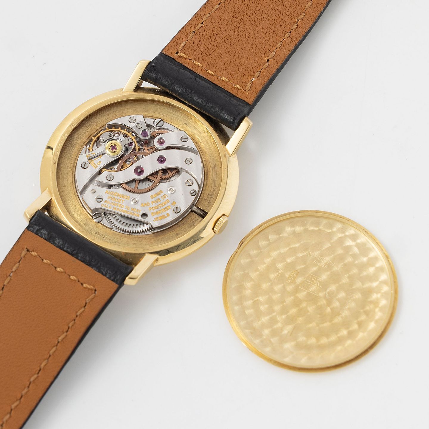 Audemars Piguet Vintage Unknown (Unknown (random serial)) - Champagne dial 33 mm Yellow Gold case (8/8)