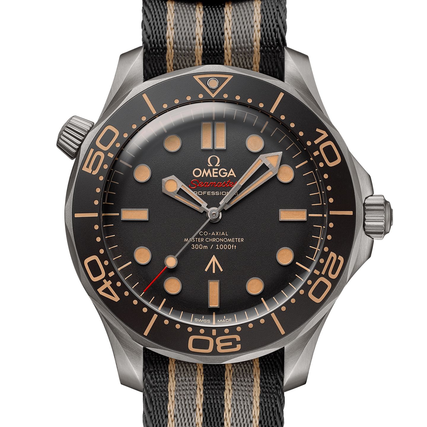 Omega Seamaster Diver 300 M 210.92.42.20.01.001 (2022) - Bruin wijzerplaat 42mm Titanium (1/8)