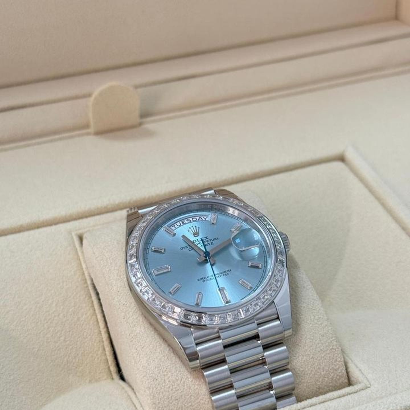 Rolex Day-Date 228396TBR - (9/10)