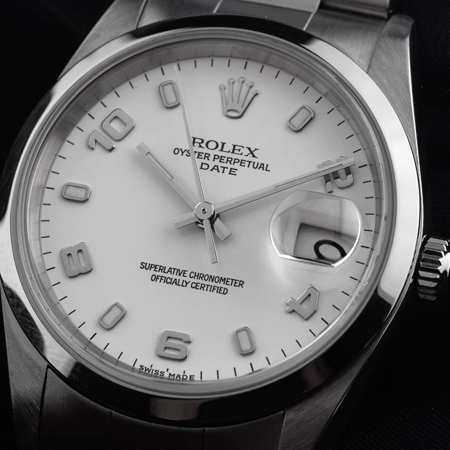 Rolex Oyster Perpetual Date 115200 - (3/8)