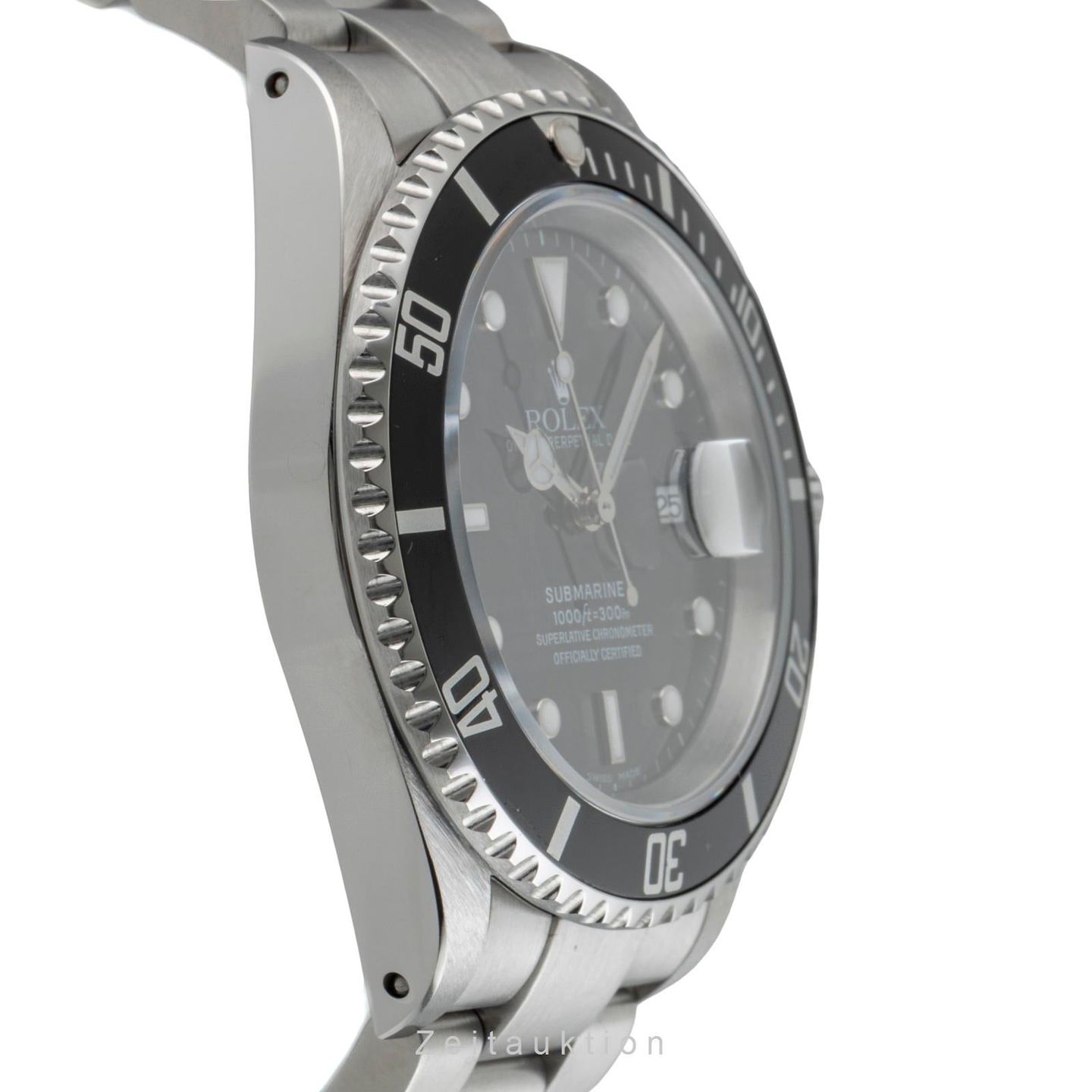 Rolex Submariner Date 16610 (Unknown (random serial)) - Black dial 40 mm Steel case (6/8)