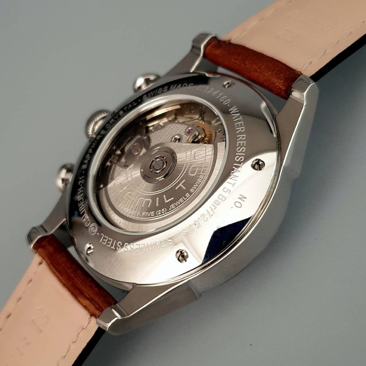 Hamilton Spirit of Liberty H32416581 (2025) - Silver dial 42 mm Steel case (7/8)