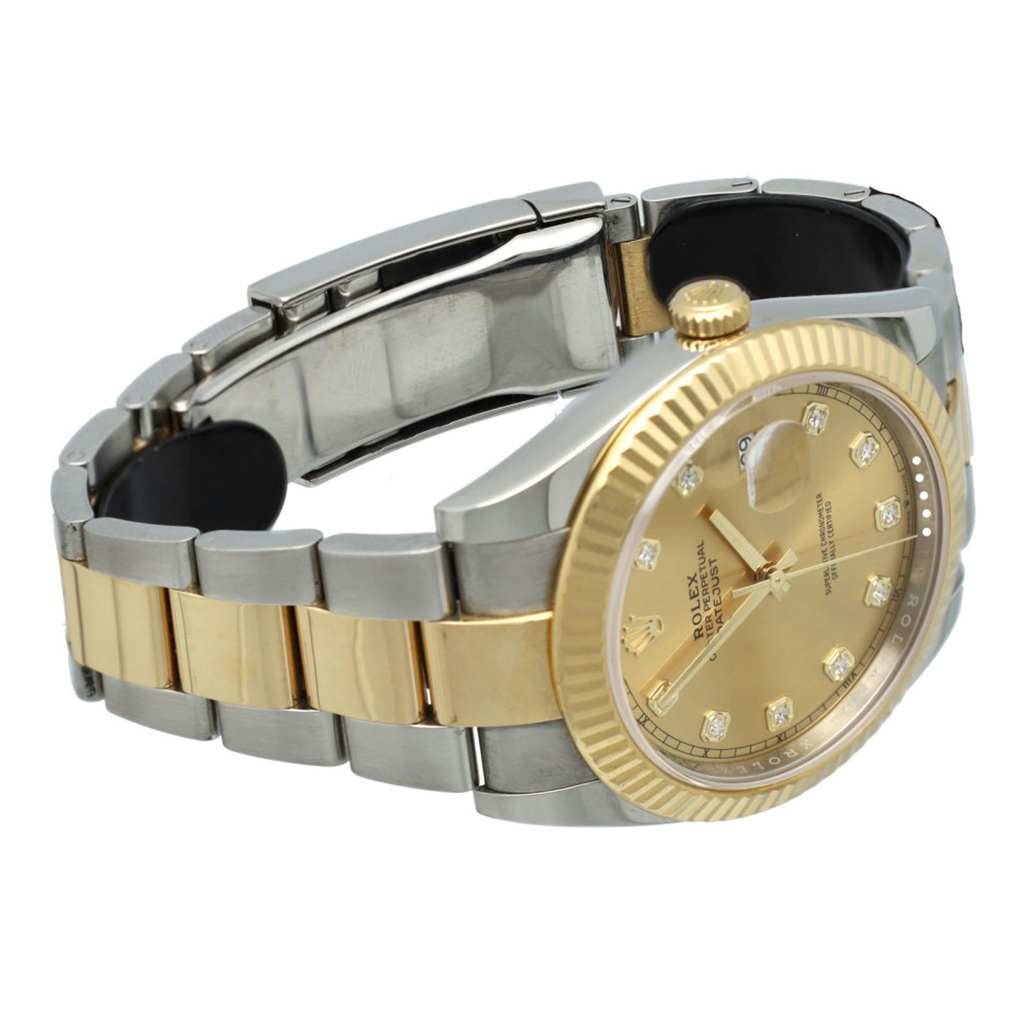 Rolex Datejust 41 126333 (2023) - Champagne dial 41 mm Gold/Steel case (4/7)