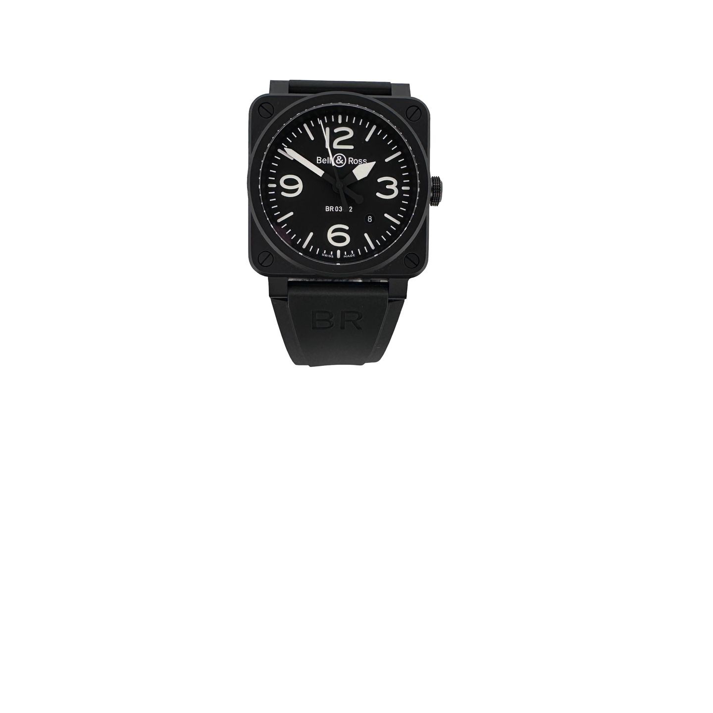 Bell & Ross BR 03 BR03A-BL-CE/SRB (2024) - Black dial 41 mm Ceramic case (2/7)