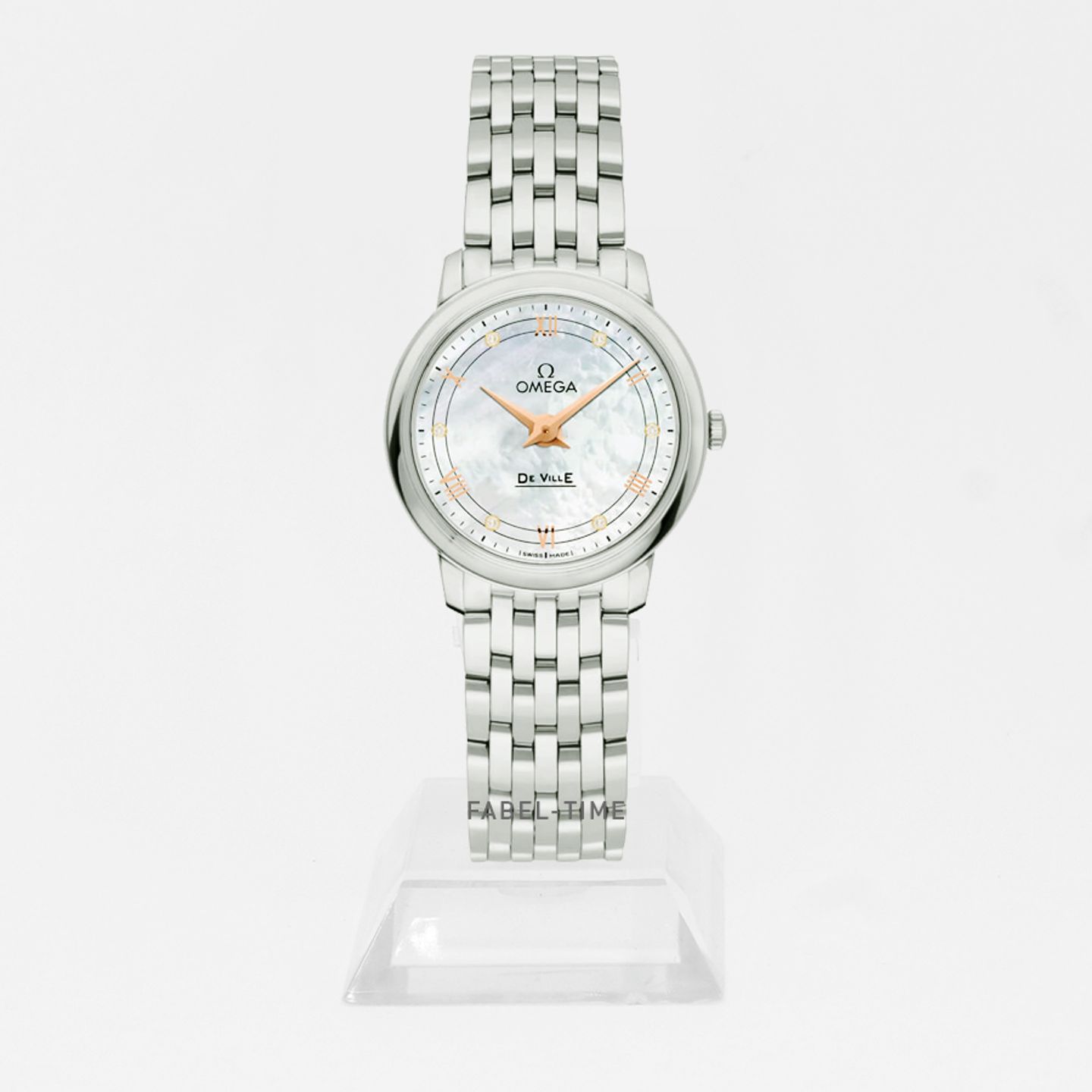 Omega De Ville Prestige 424.10.27.60.55.001 (2024) - Parelmoer wijzerplaat 27mm Staal (1/1)