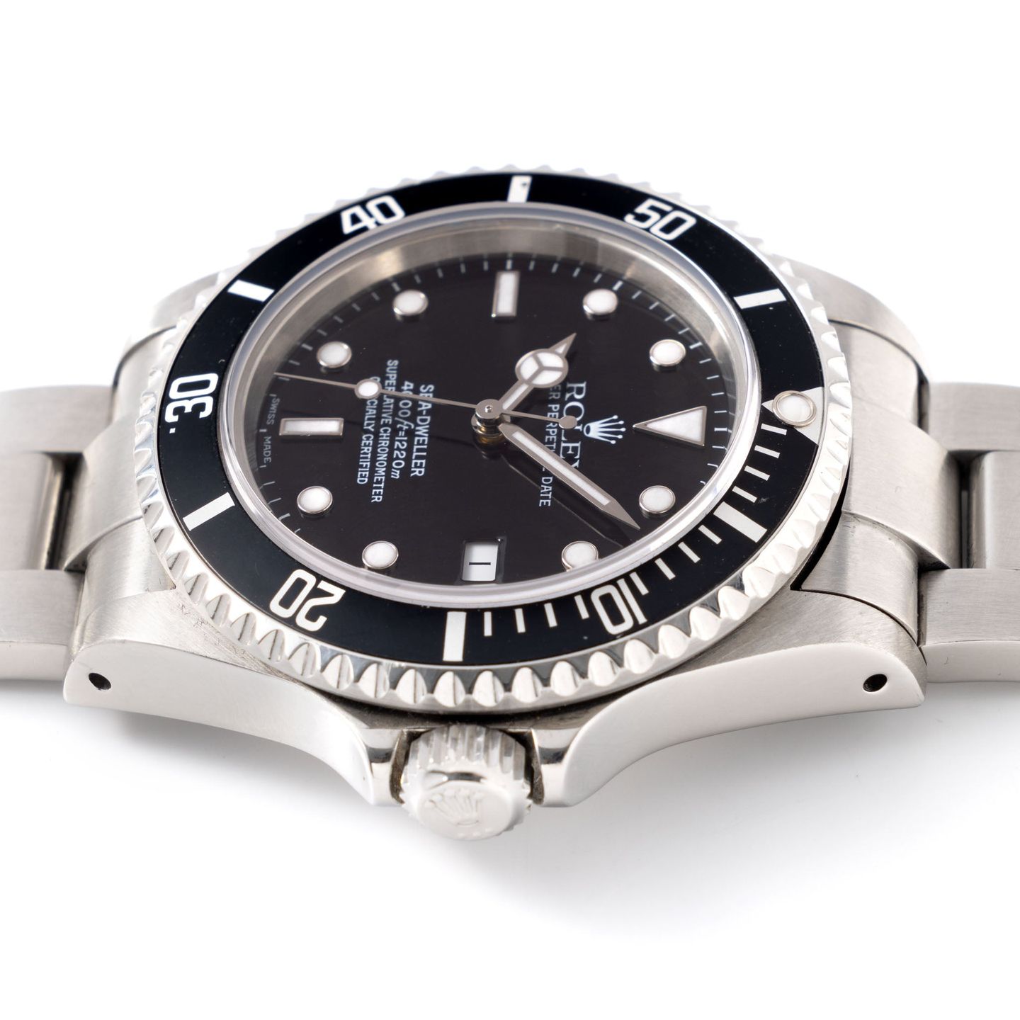 Rolex Sea-Dweller 4000 16600 (2001) - Zwart wijzerplaat 40mm Staal (7/8)