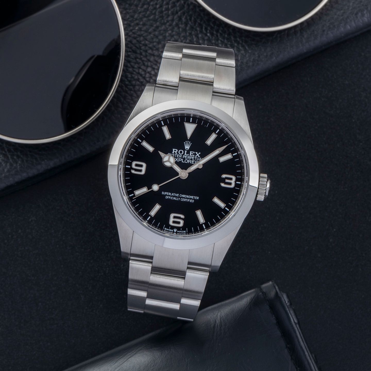 Rolex Explorer 224270 (Unknown (random serial)) - Black dial 40 mm Steel case (1/8)