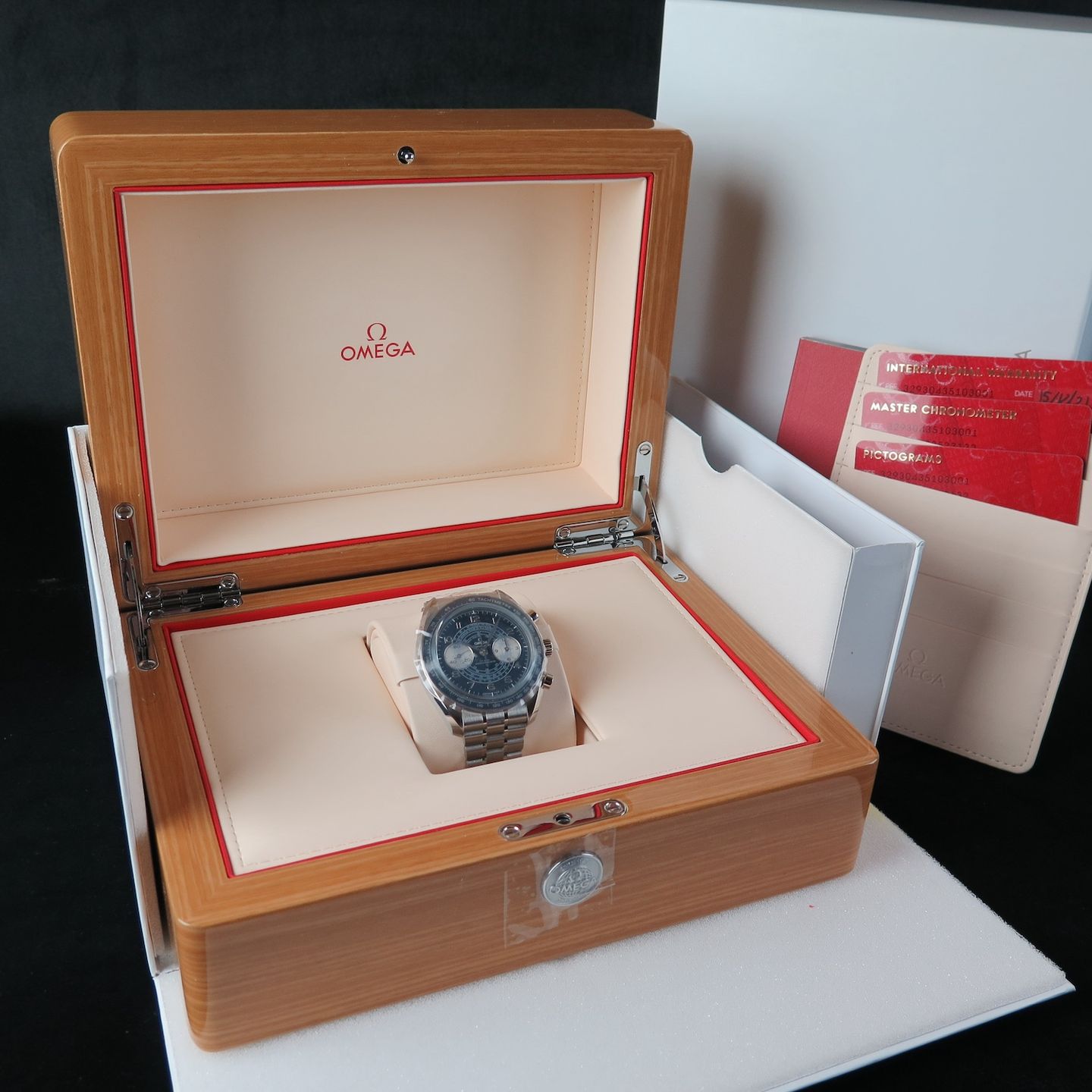 Omega Speedmaster Chronoscope 329.30.43.51.03.001 (2021) - Blue dial 43 mm Steel case (8/8)