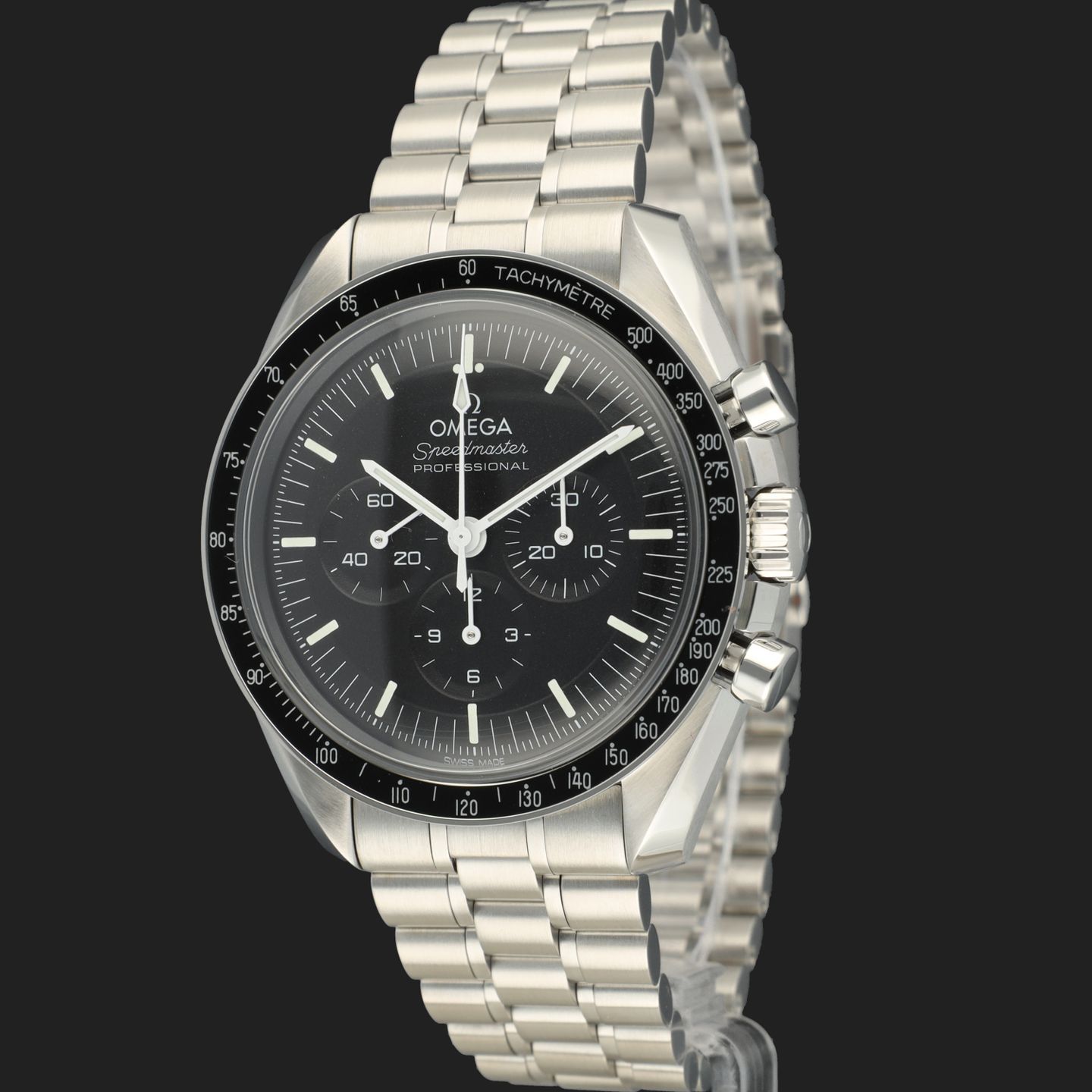 Omega Speedmaster Professional Moonwatch 310.30.42.50.01.001 (2024) - Black dial 42 mm Steel case (1/8)