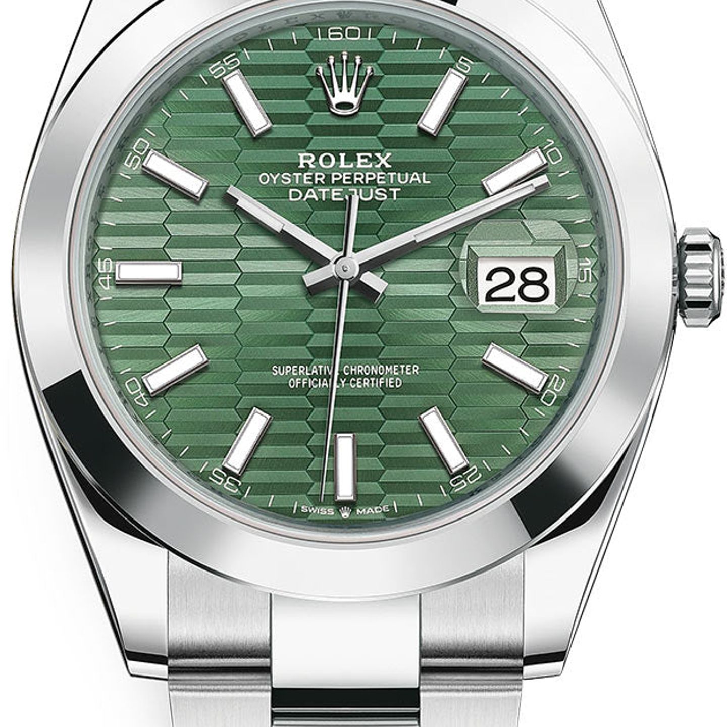 Rolex Datejust 41 126300 (2024) - Green dial 41 mm Steel case (1/1)