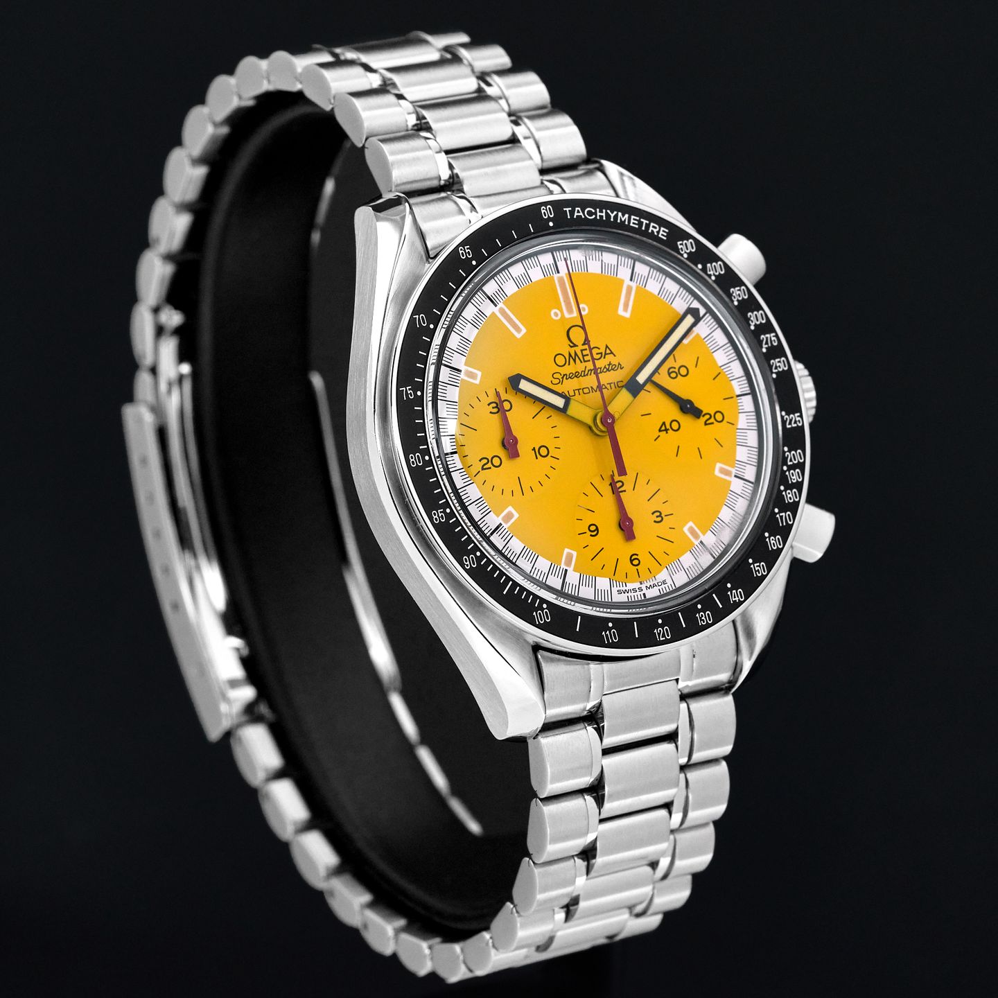 Omega Speedmaster 3510.12 (Unknown (random serial)) - Yellow dial 39 mm Steel case (4/7)