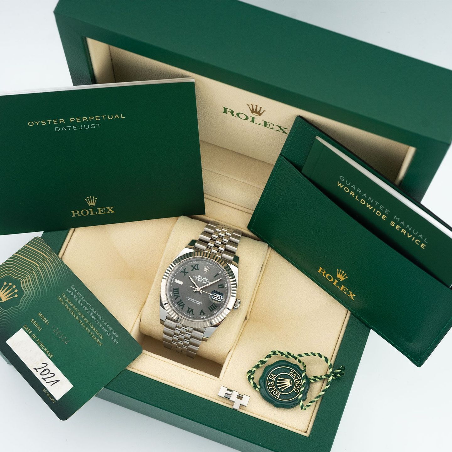 Rolex Datejust 41 126334 (2021) - Grijs wijzerplaat 41mm Staal (5/5)