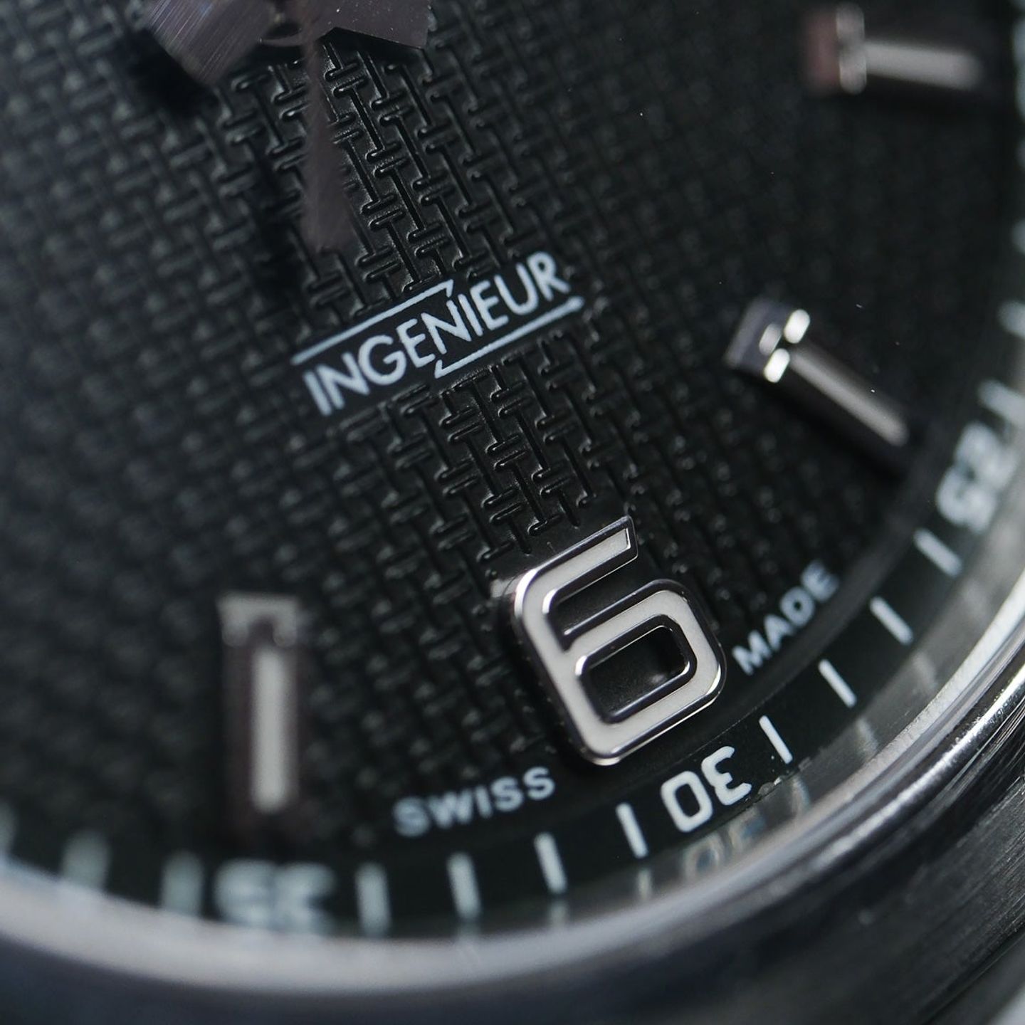 IWC Ingenieur Automatic IW322701 (2007) - Black dial 43 mm Steel case (6/12)