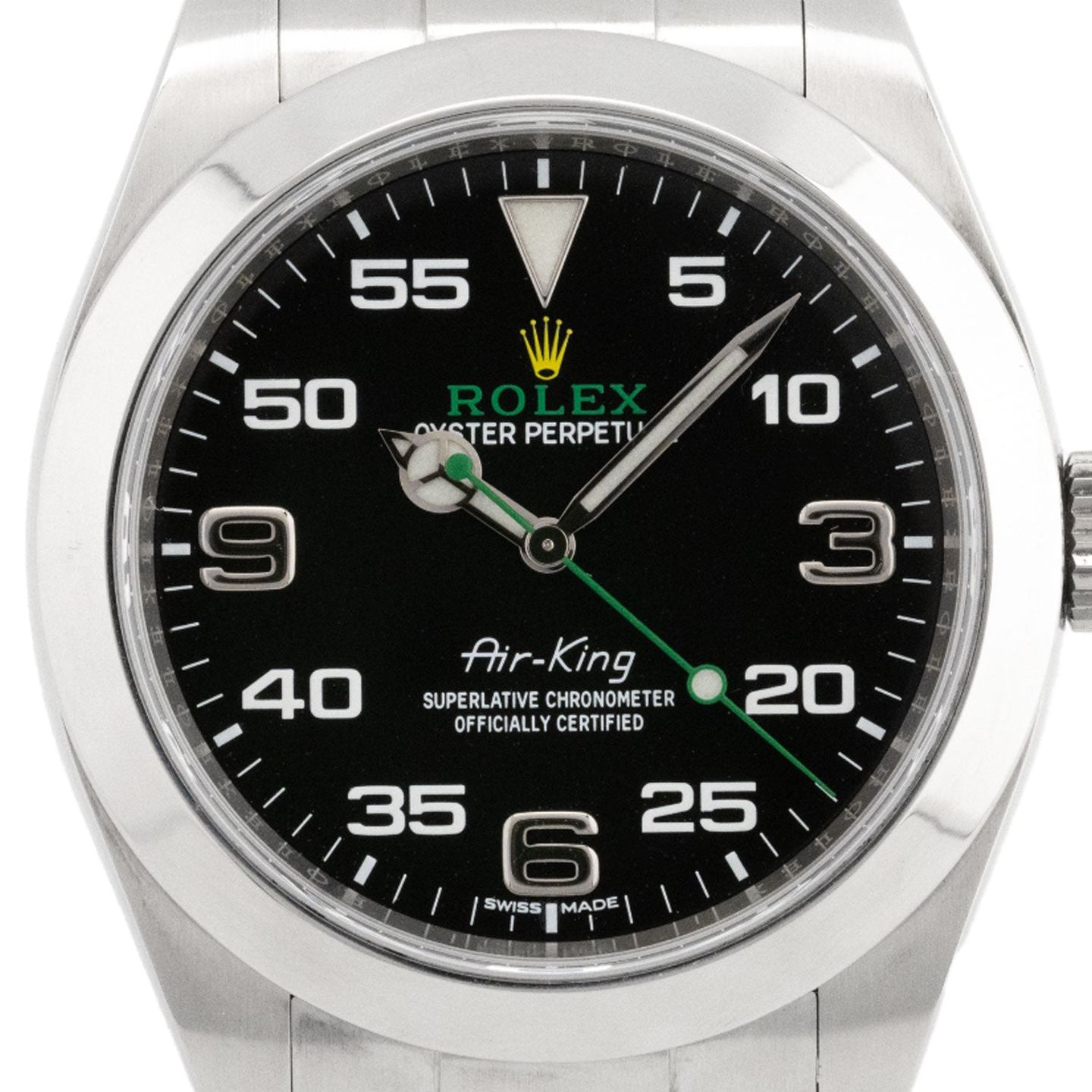 Rolex Air-King 116900 (2020) - Black dial 40 mm Steel case (2/5)