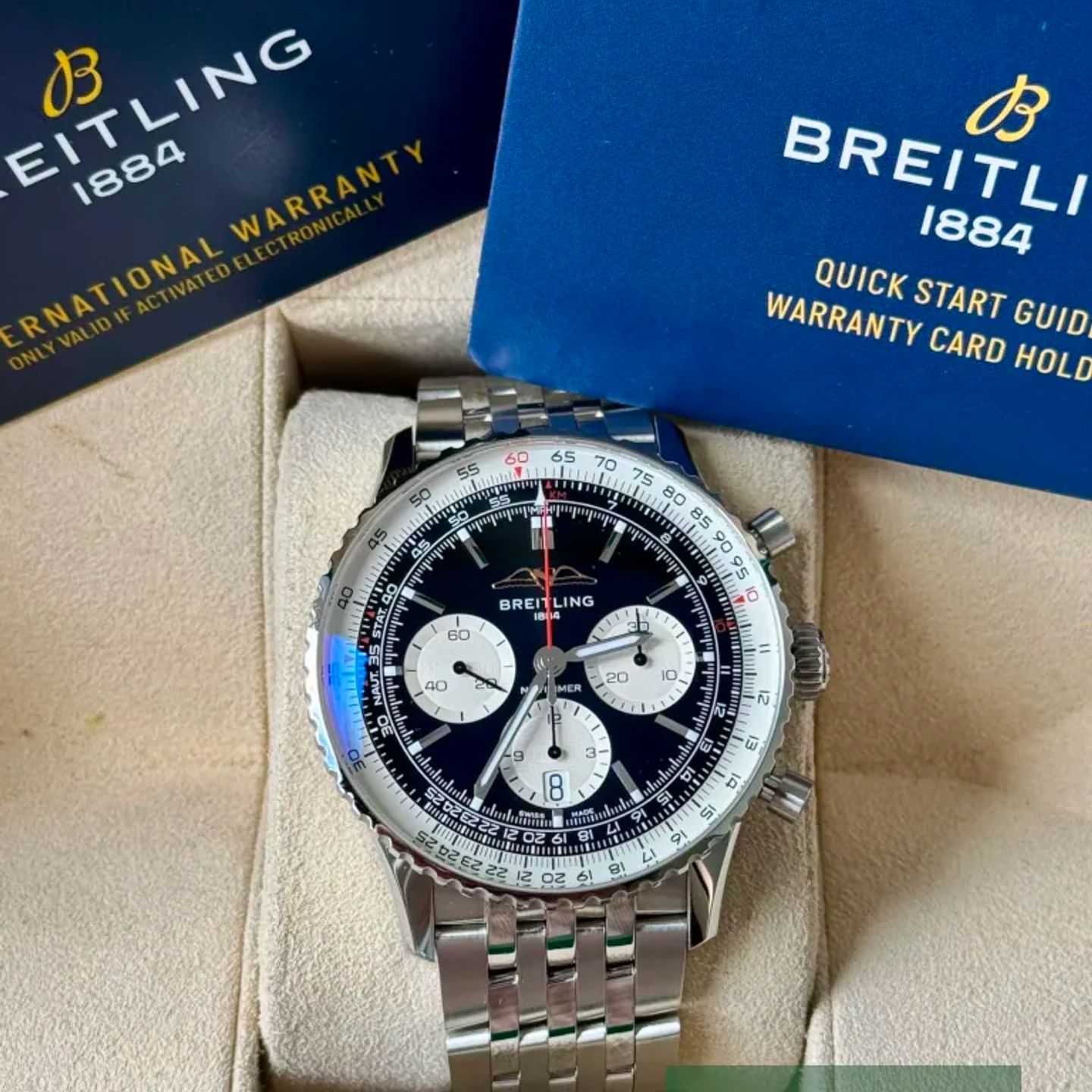 Breitling Navitimer 1 B01 Chronograph AB0138211B1A1 (2025) - 43mm Staal (7/7)