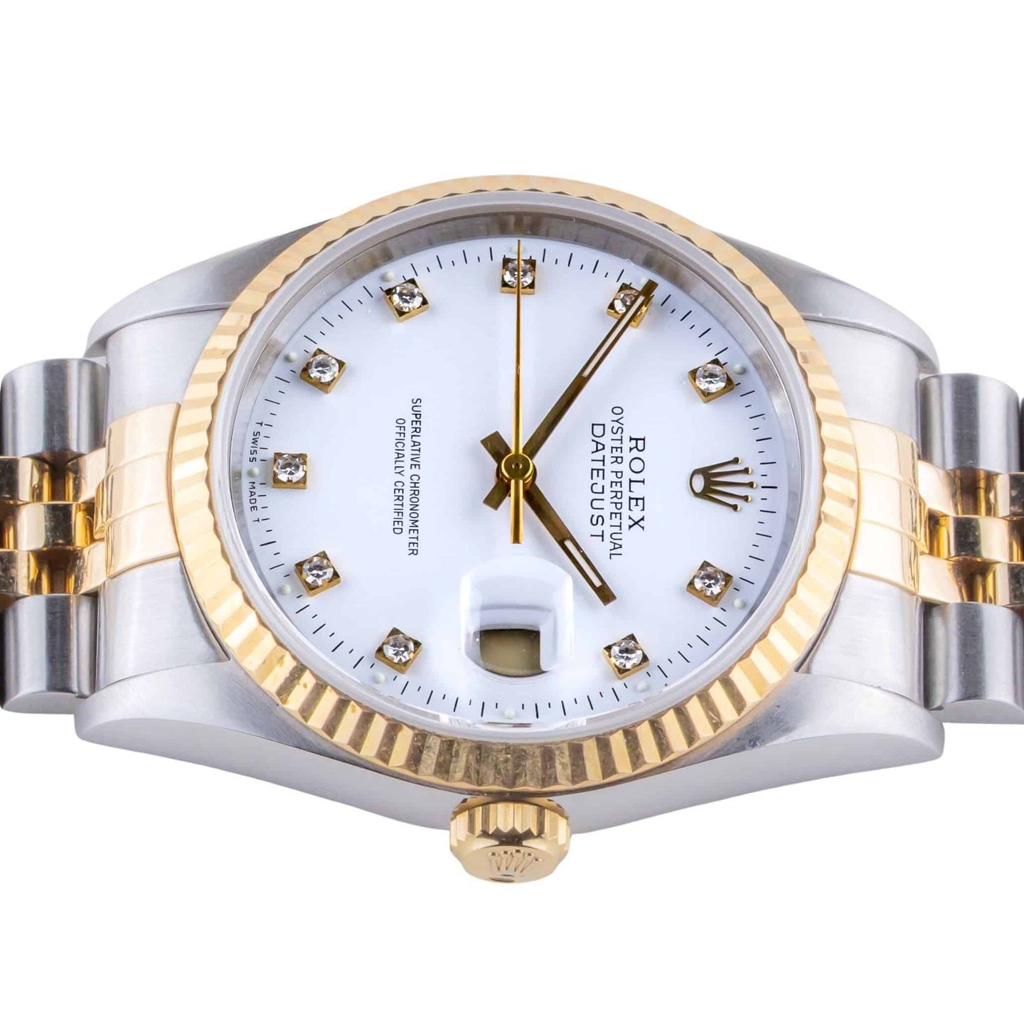 Rolex Datejust 36 16233 (1997) - 36 mm Gold/Steel case (5/8)