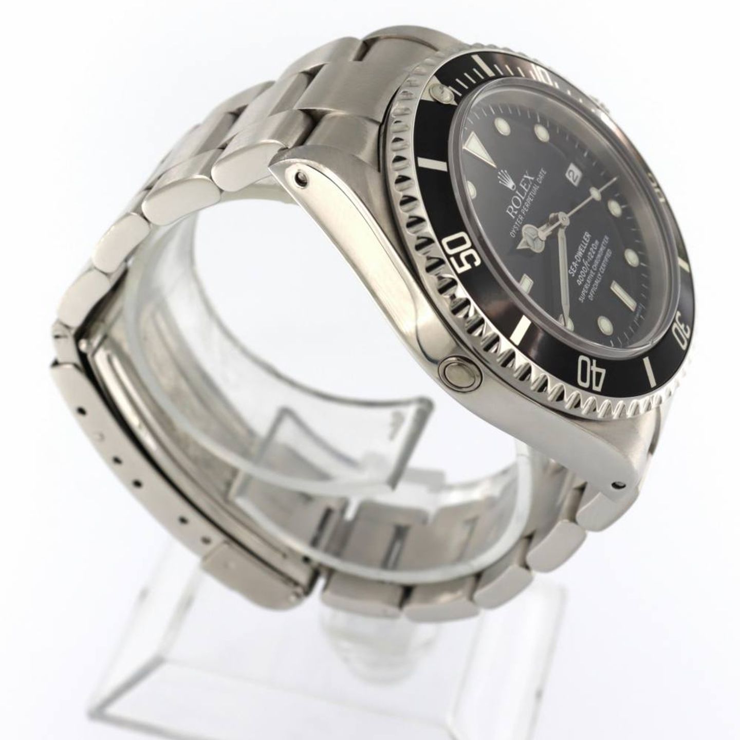 Rolex Sea-Dweller 4000 16600 (1999) - Zwart wijzerplaat 40mm Staal (3/6)
