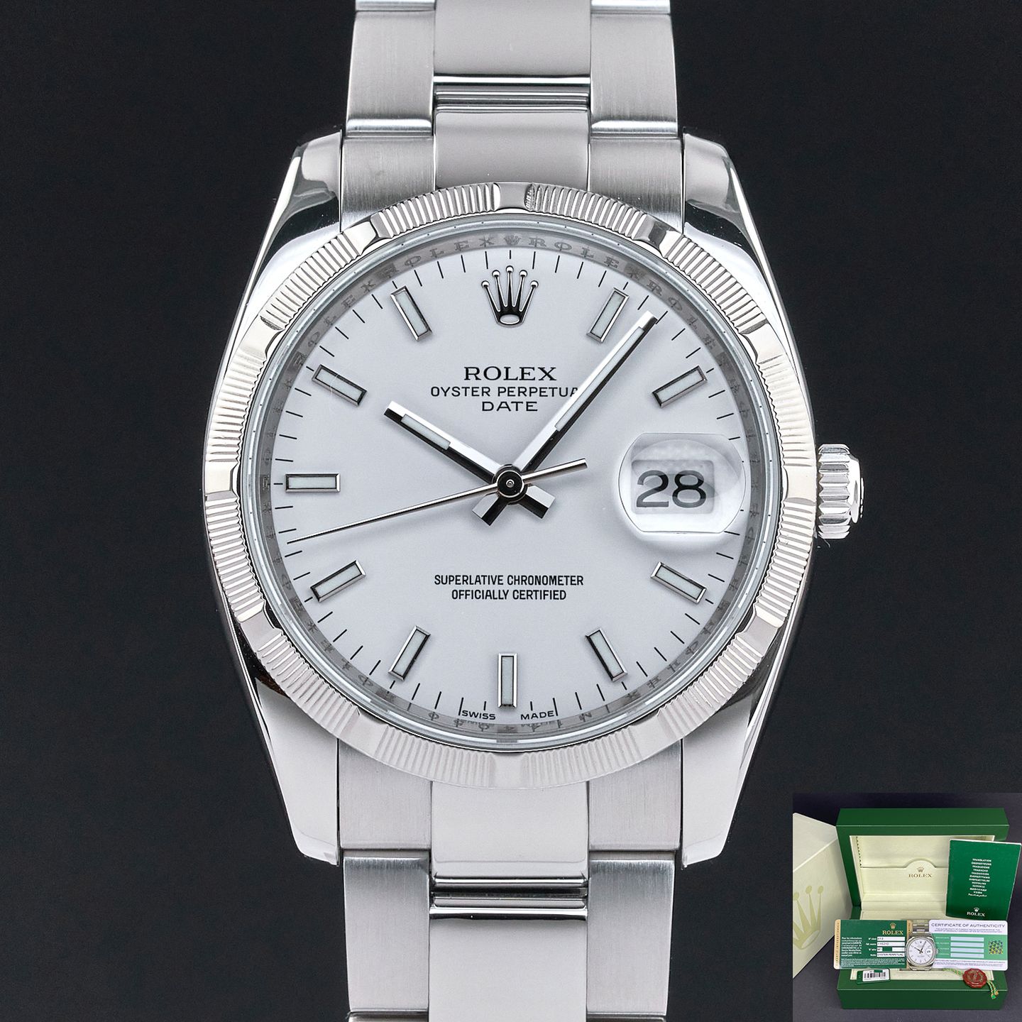 Rolex Oyster Perpetual Date 115210 - (1/7)