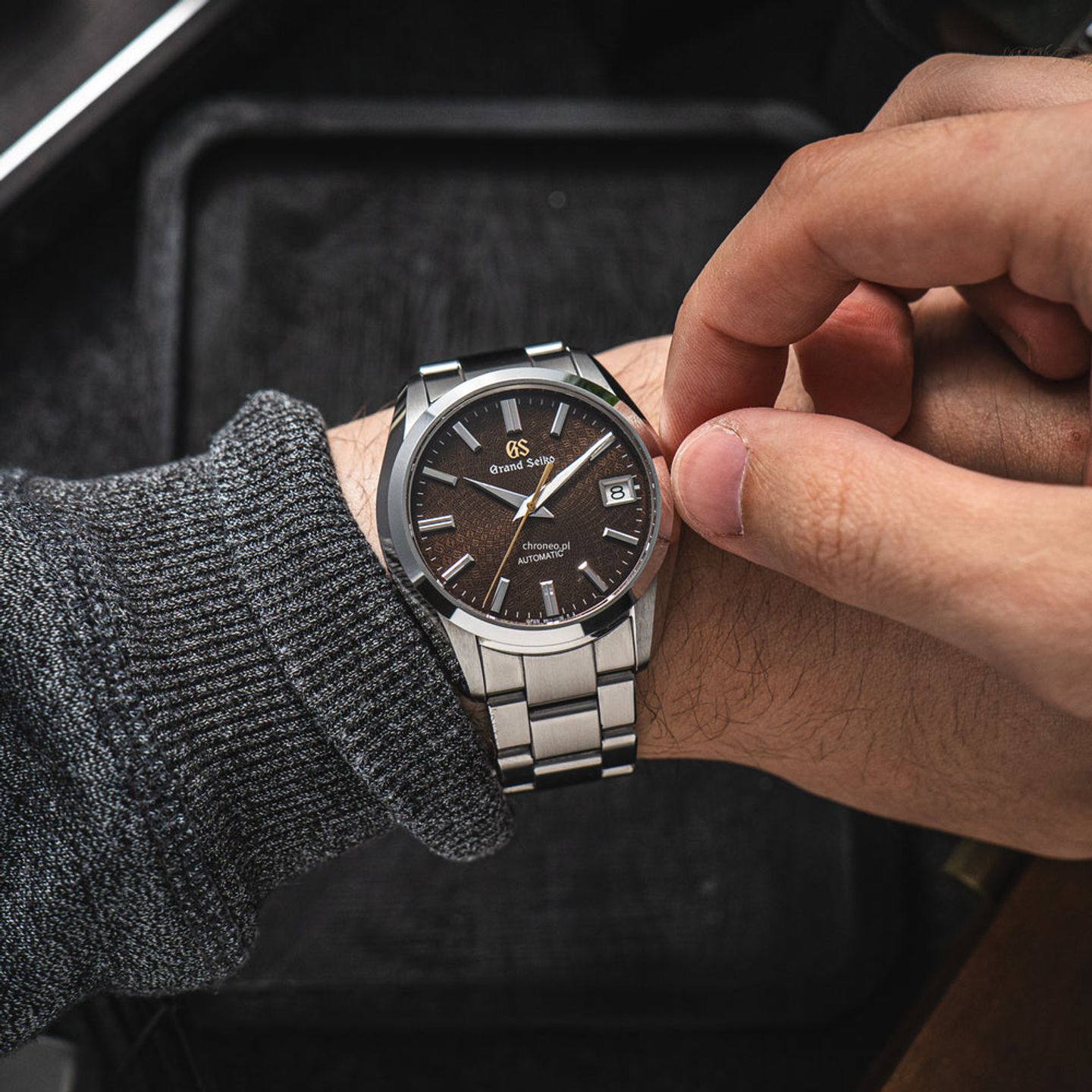 Grand Seiko Heritage Collection SBGR311 (2019) - Bruin wijzerplaat 43mm Staal (3/8)