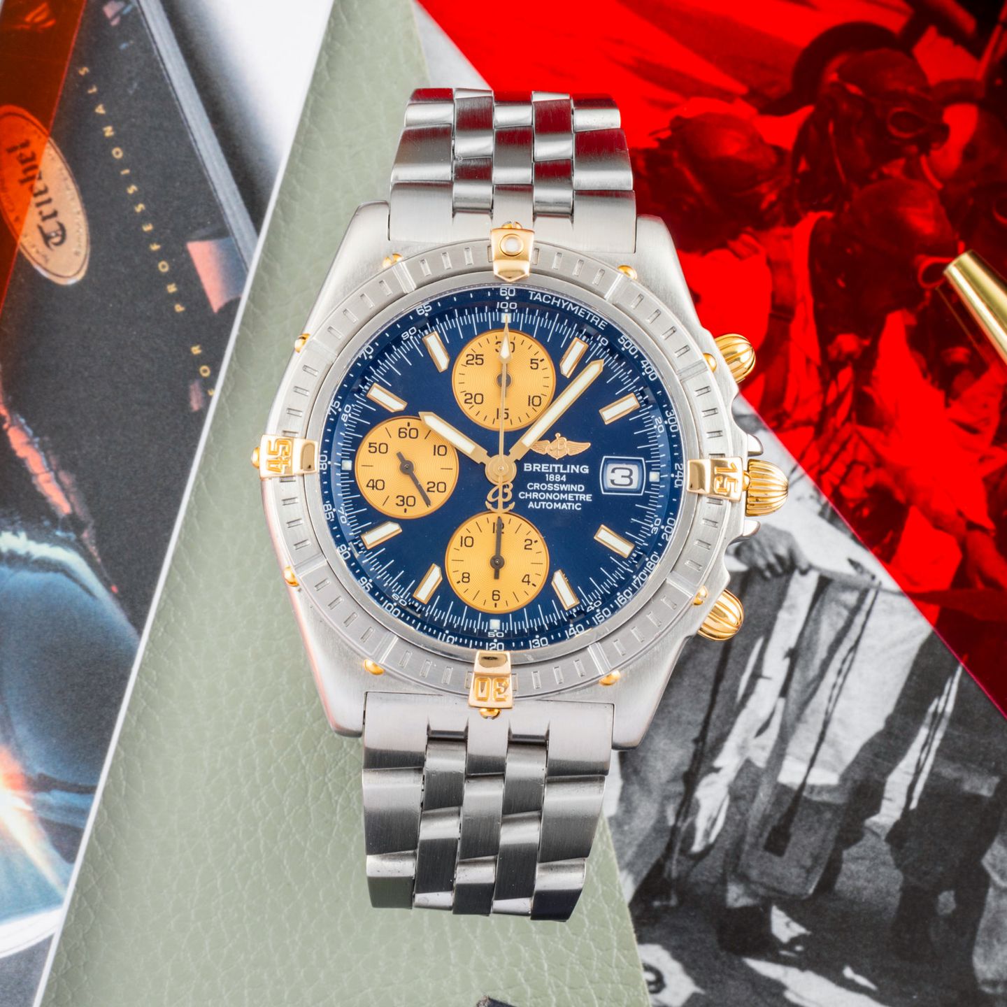 Breitling Crosswind Racing B13355 (Onbekend (willekeurig serienummer)) - 43mm Staal (1/8)