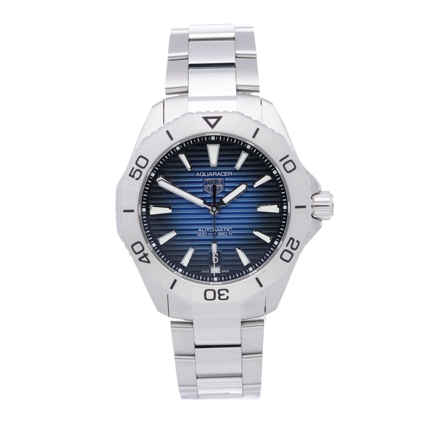 TAG Heuer Aquaracer WBP2111.BA0627 (2024) - Blue dial 40 mm Steel case (1/7)