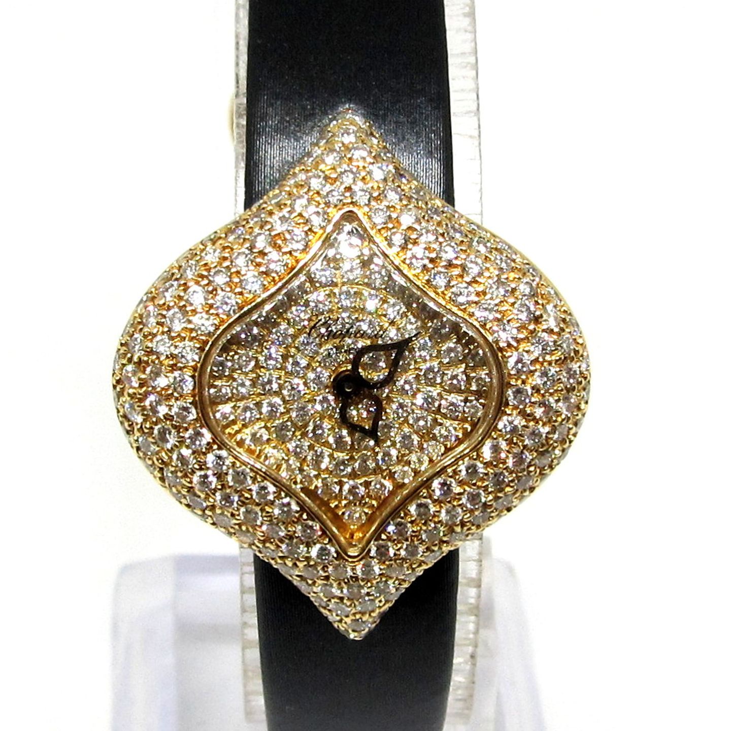 Chopard Vintage 106813-1001 (2001) - Diamond dial 25 mm Yellow Gold case (1/6)