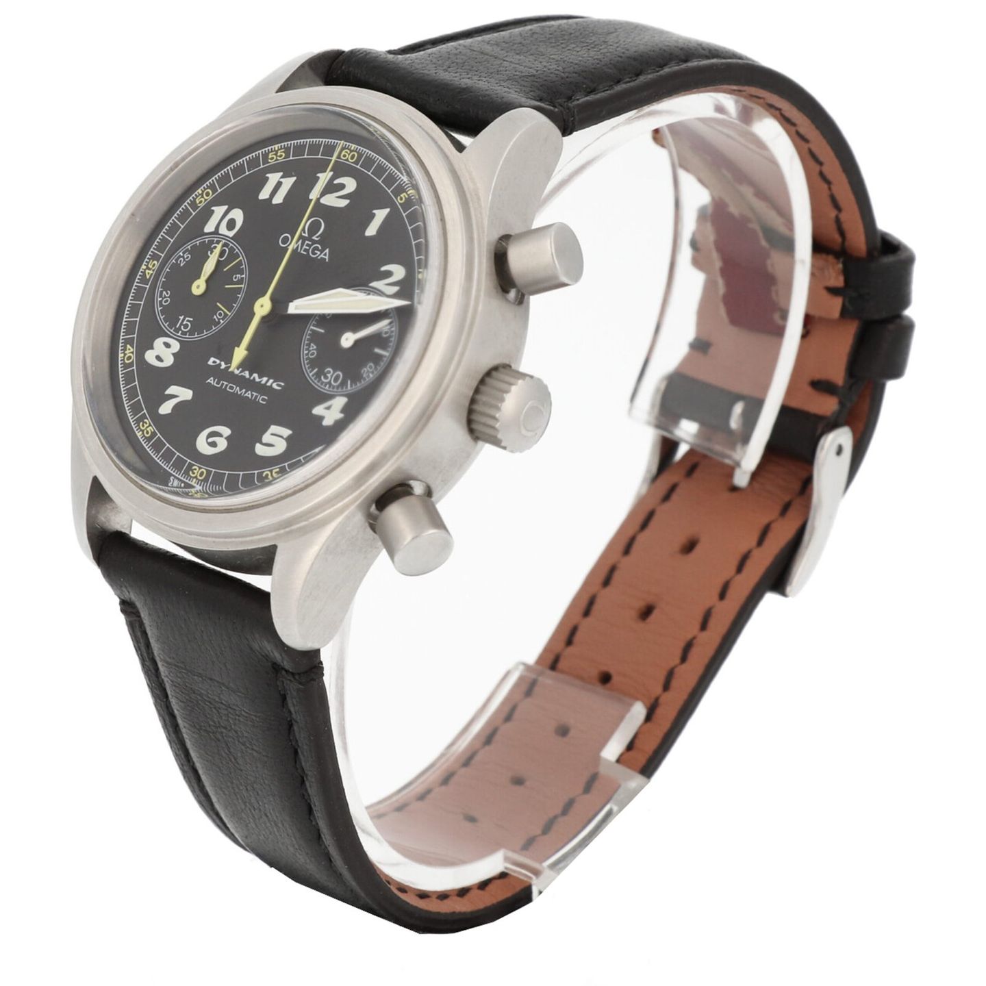 Omega Dynamic 5240.5 (Onbekend (willekeurig serienummer)) - Zwart wijzerplaat 38mm Staal (2/5)
