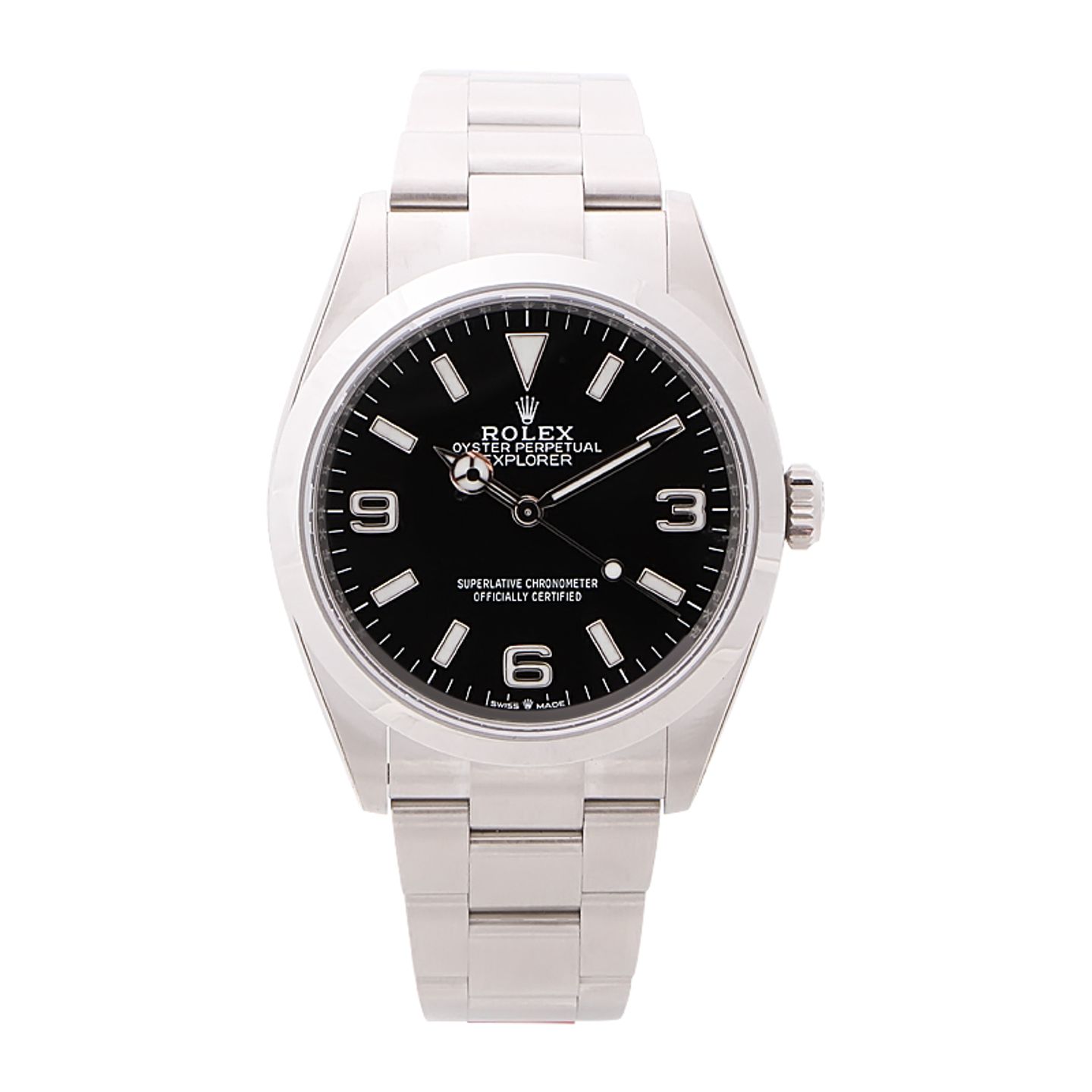 Rolex Explorer 124270 (2025) - Black dial 36 mm Steel case (3/9)