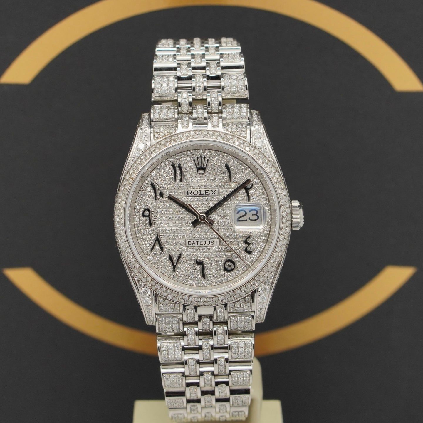 Rolex Datejust 36 126200 (2022) - Diamant wijzerplaat 36mm Staal (1/7)