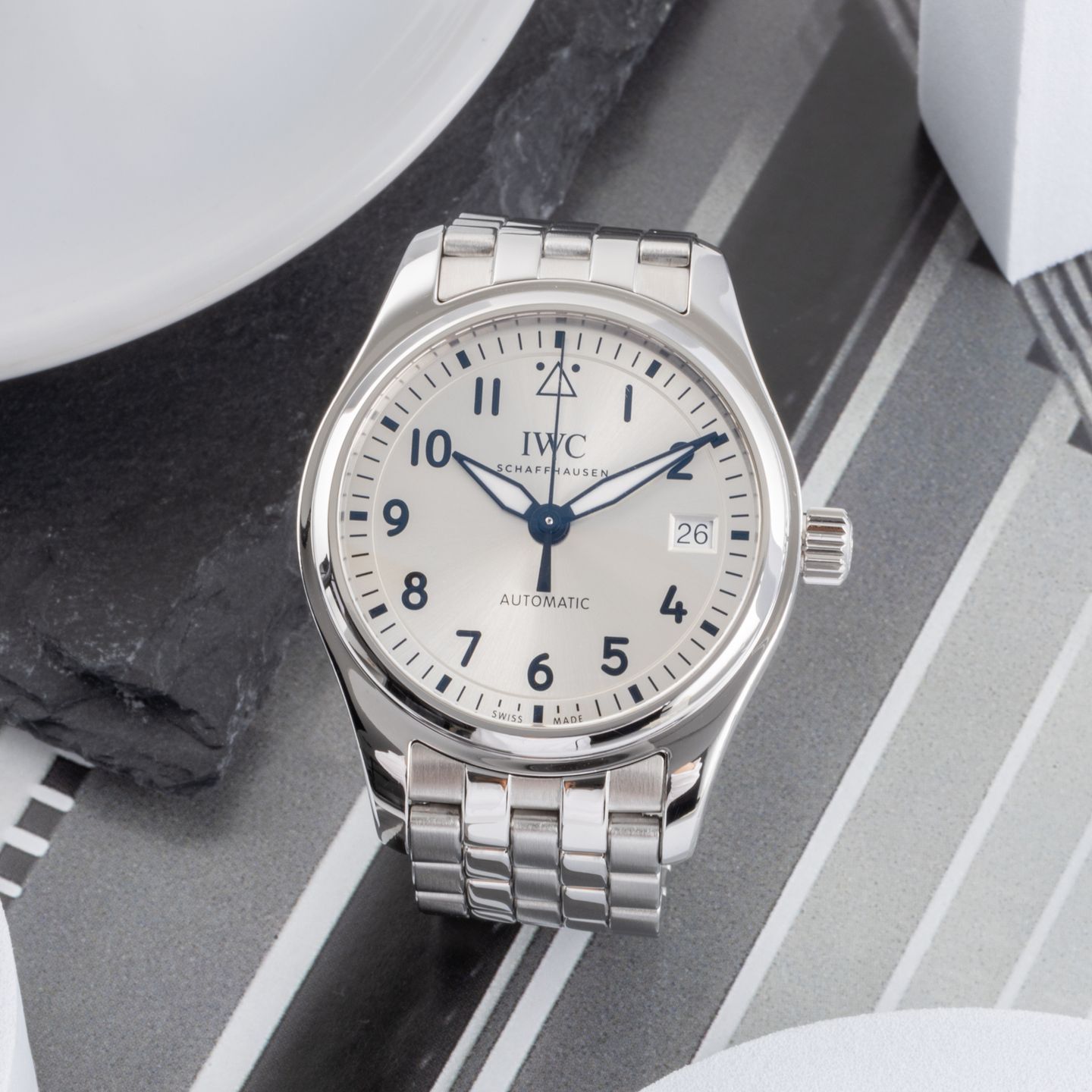 IWC Pilot's Watch Automatic 36 IW324006 (2019) - Zilver wijzerplaat 36mm Staal (1/8)