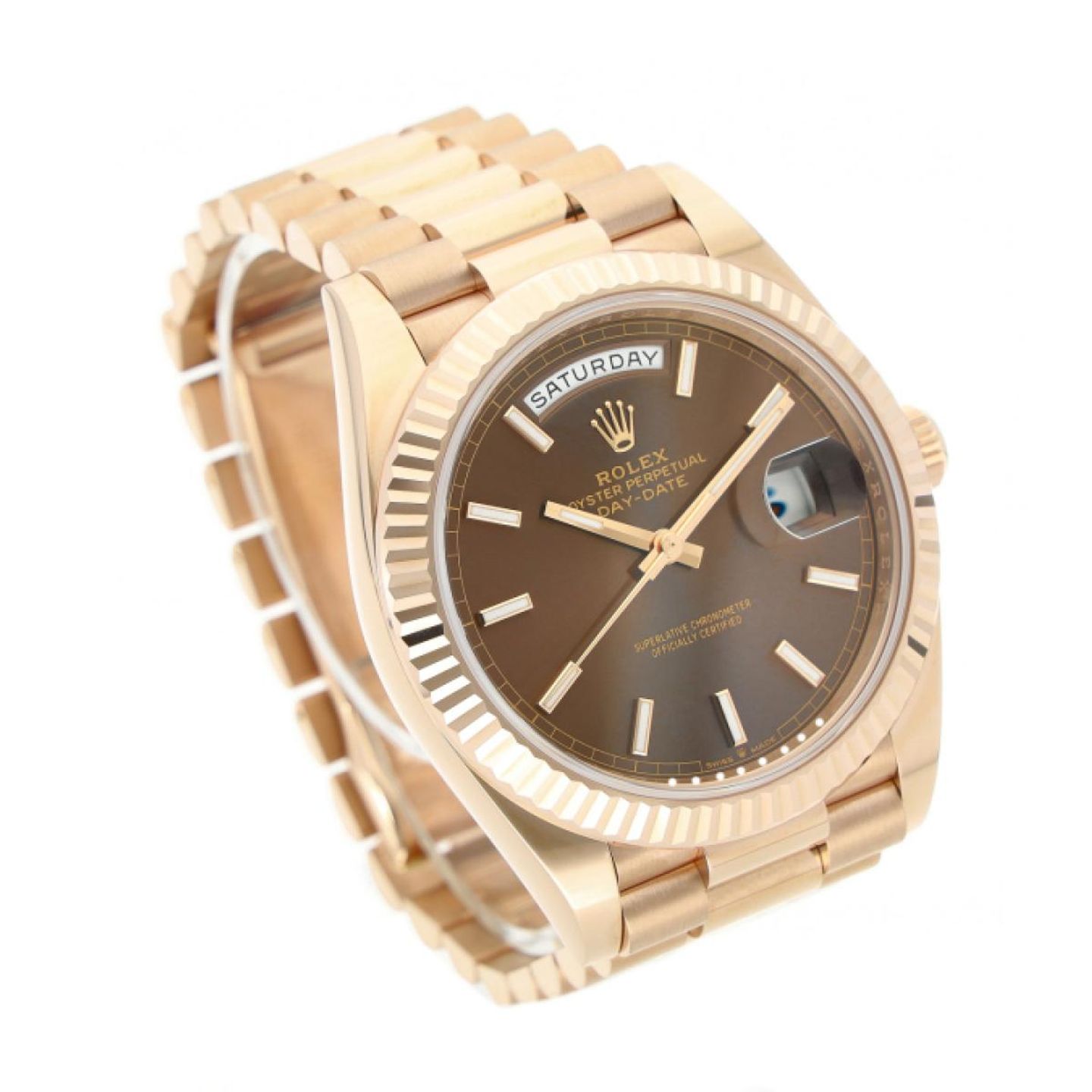 Rolex Day-Date 40 228235 (2024) - 40mm Roségoud (3/5)