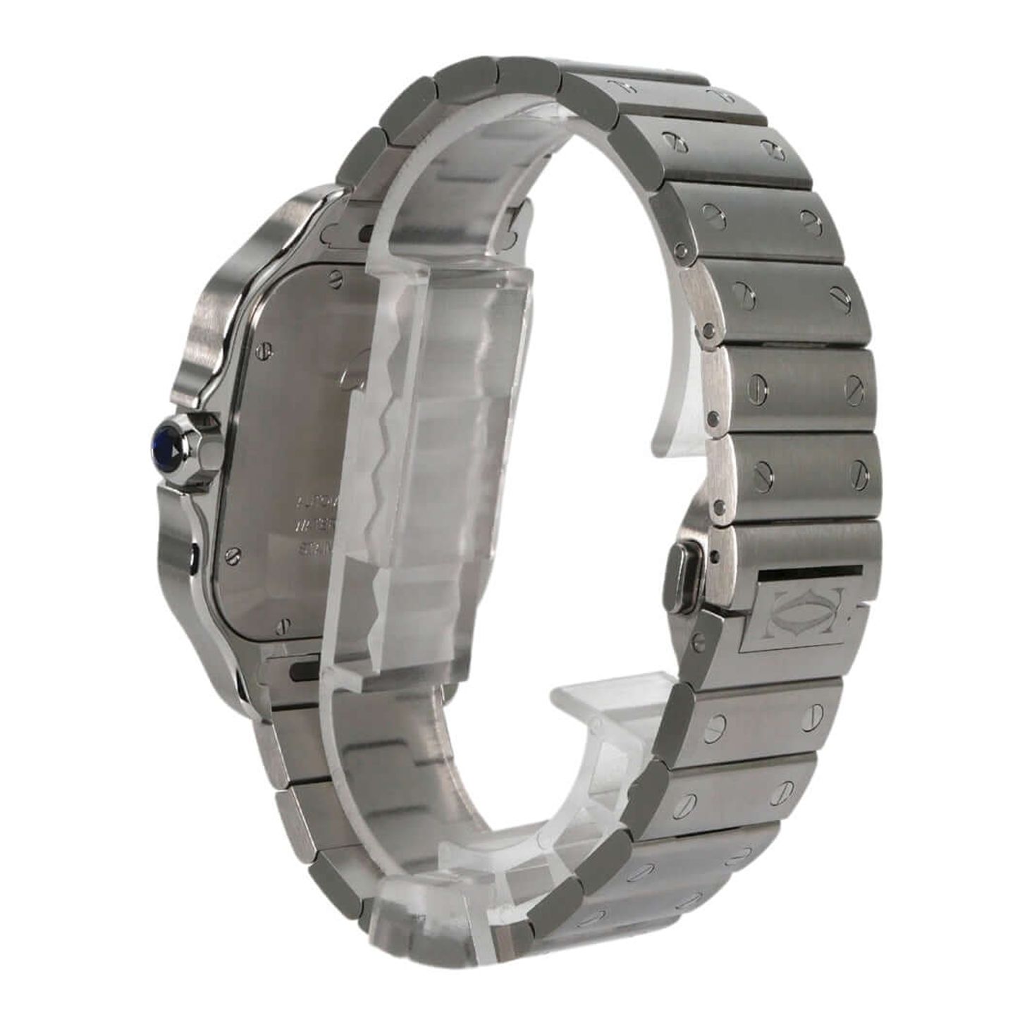 Cartier Santos WSSA0018 (2024) - Zilver wijzerplaat 40mm Staal (7/8)