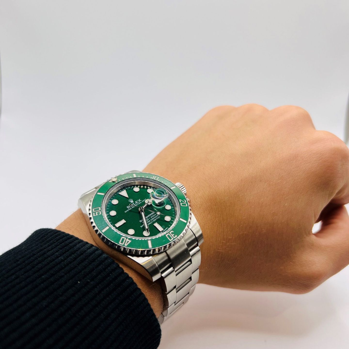 Rolex Submariner Date 116610LV (2014) - Groen wijzerplaat 40mm Staal (4/4)