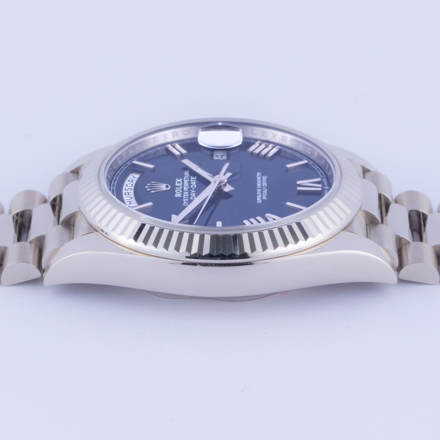 Rolex Day-Date 40 228239 (2022) - Blue dial 40 mm White Gold case (5/8)