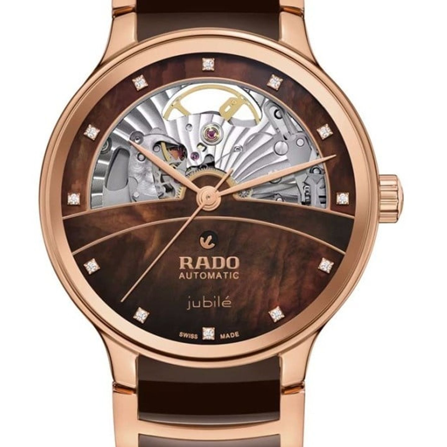 Rado Centrix R30029902 (2024) - Brown dial 35 mm Steel case (2/8)