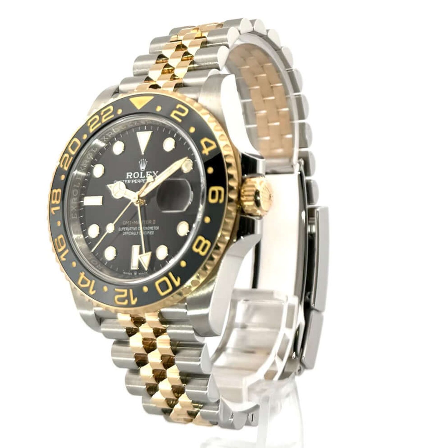 Rolex GMT-Master II 126713GRNR (2023) - Zwart wijzerplaat 40mm Goud/Staal (8/8)