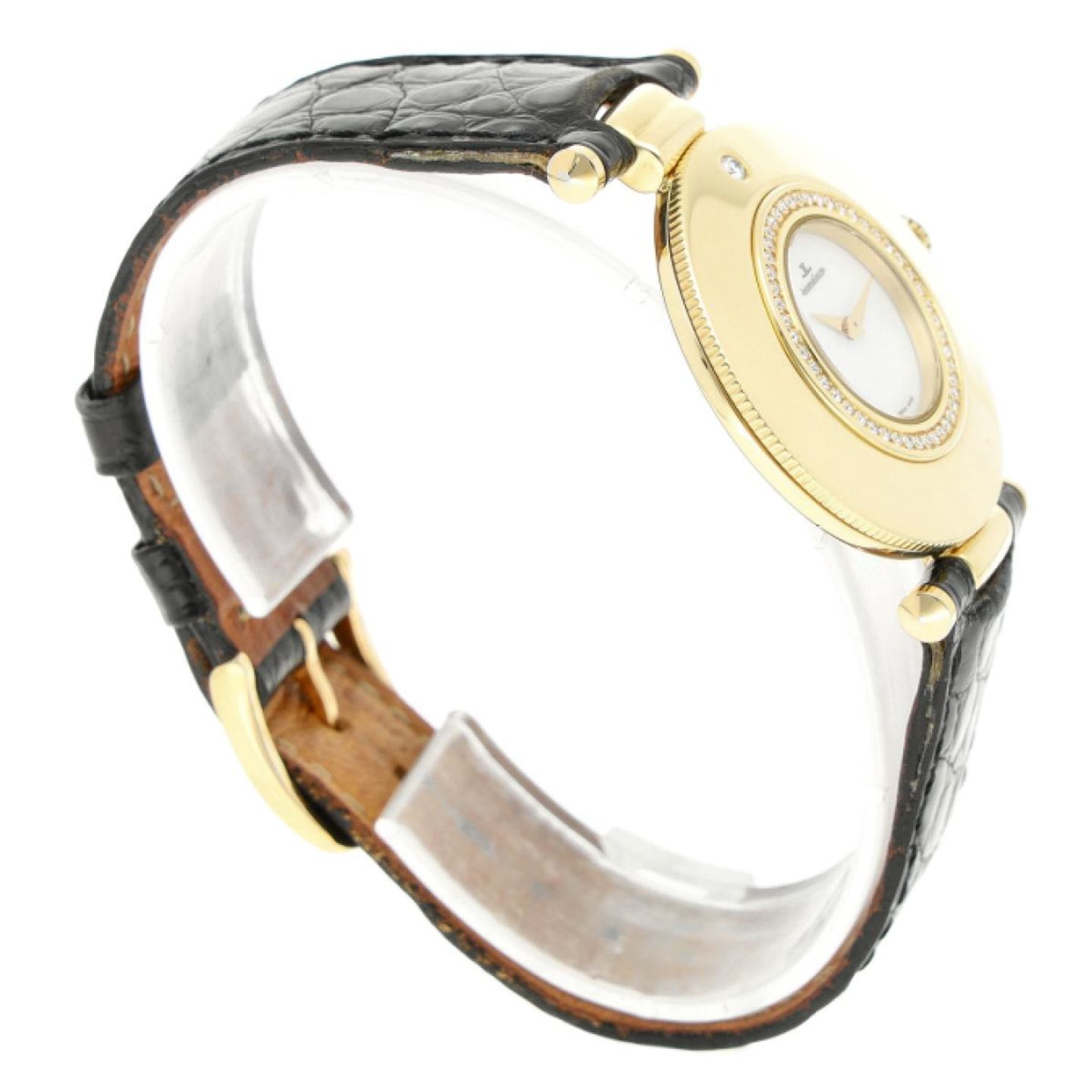 Jaeger-LeCoultre Rendez-Vous 421.1.09 (1995) - Pearl dial 31 mm Yellow Gold case (5/7)