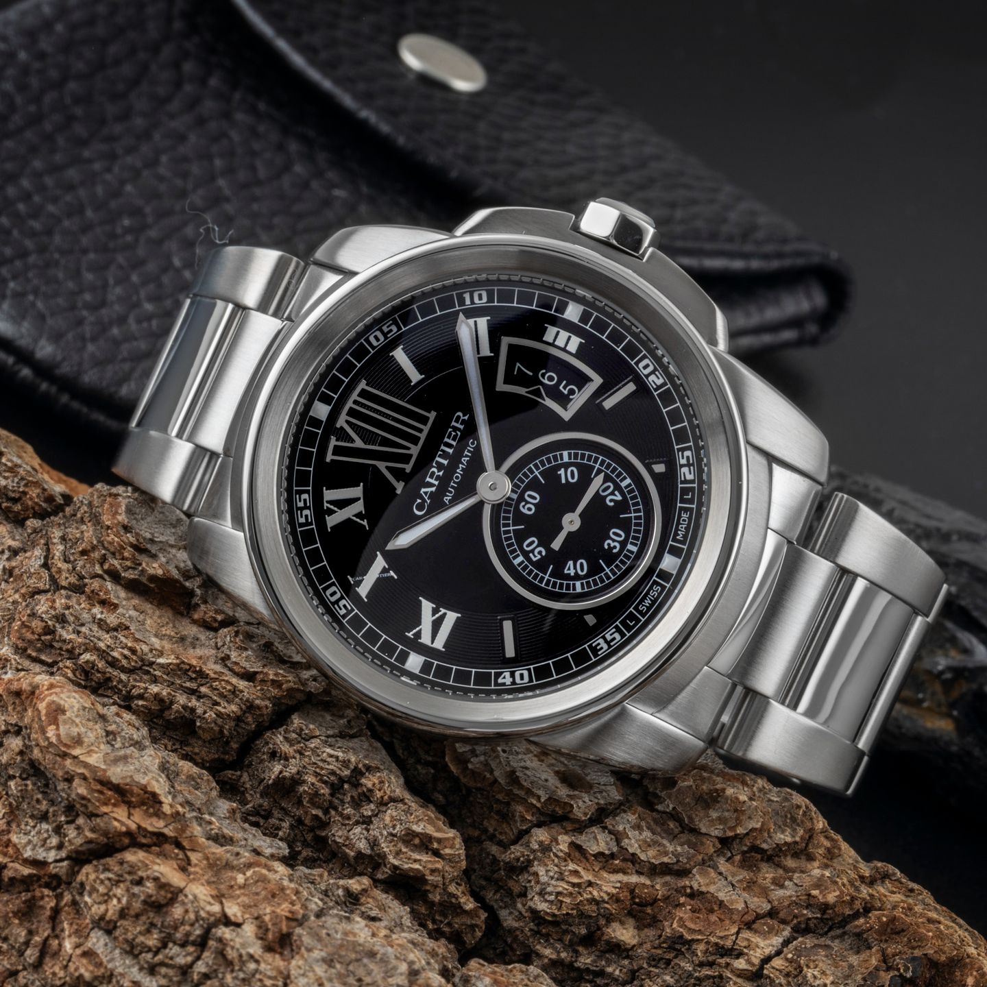 Cartier Calibre de Cartier W7100041 (2012) - 42 mm Steel case (1/8)