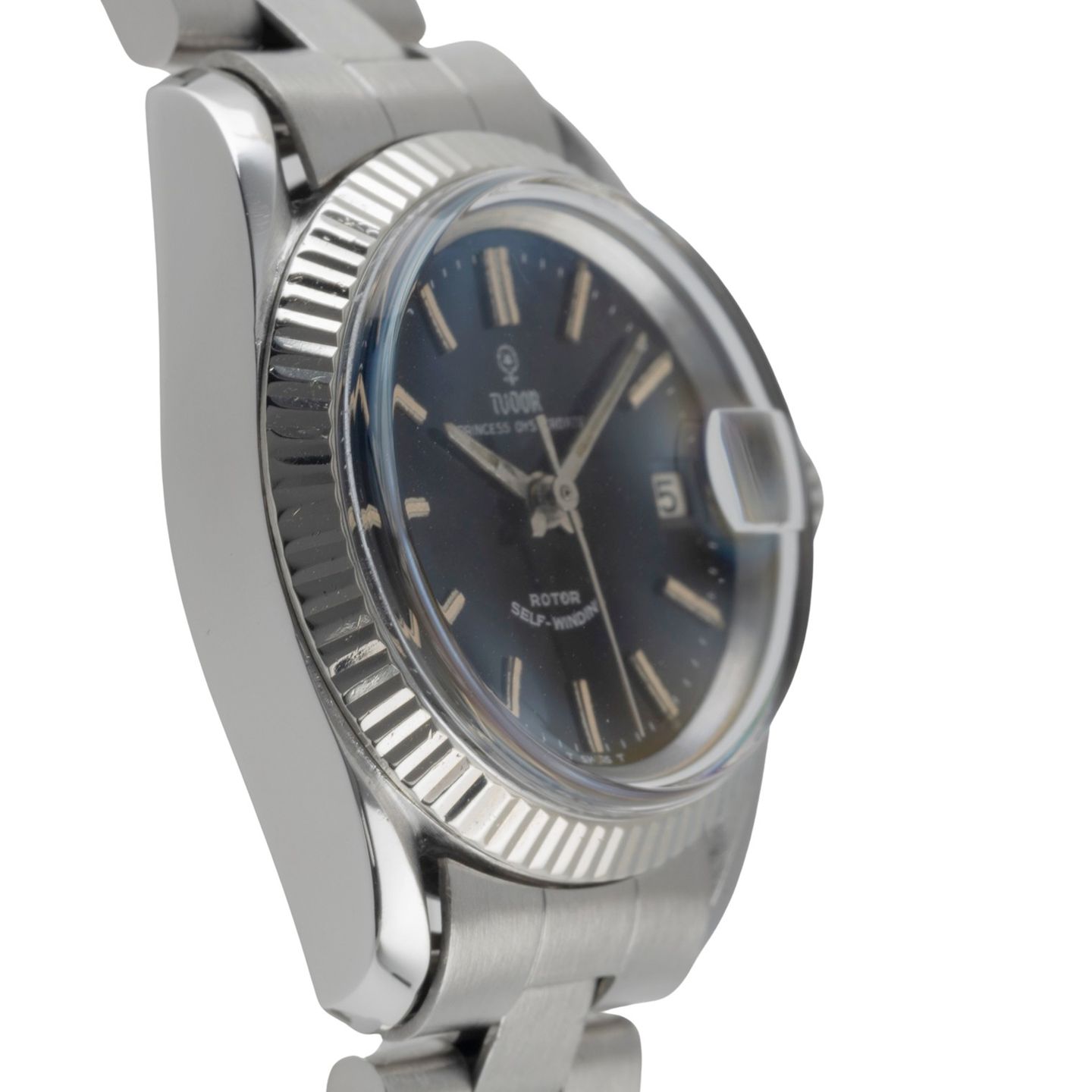 Tudor Prince Oysterdate 7582 (1966) - Black dial 25 mm Steel case (7/8)