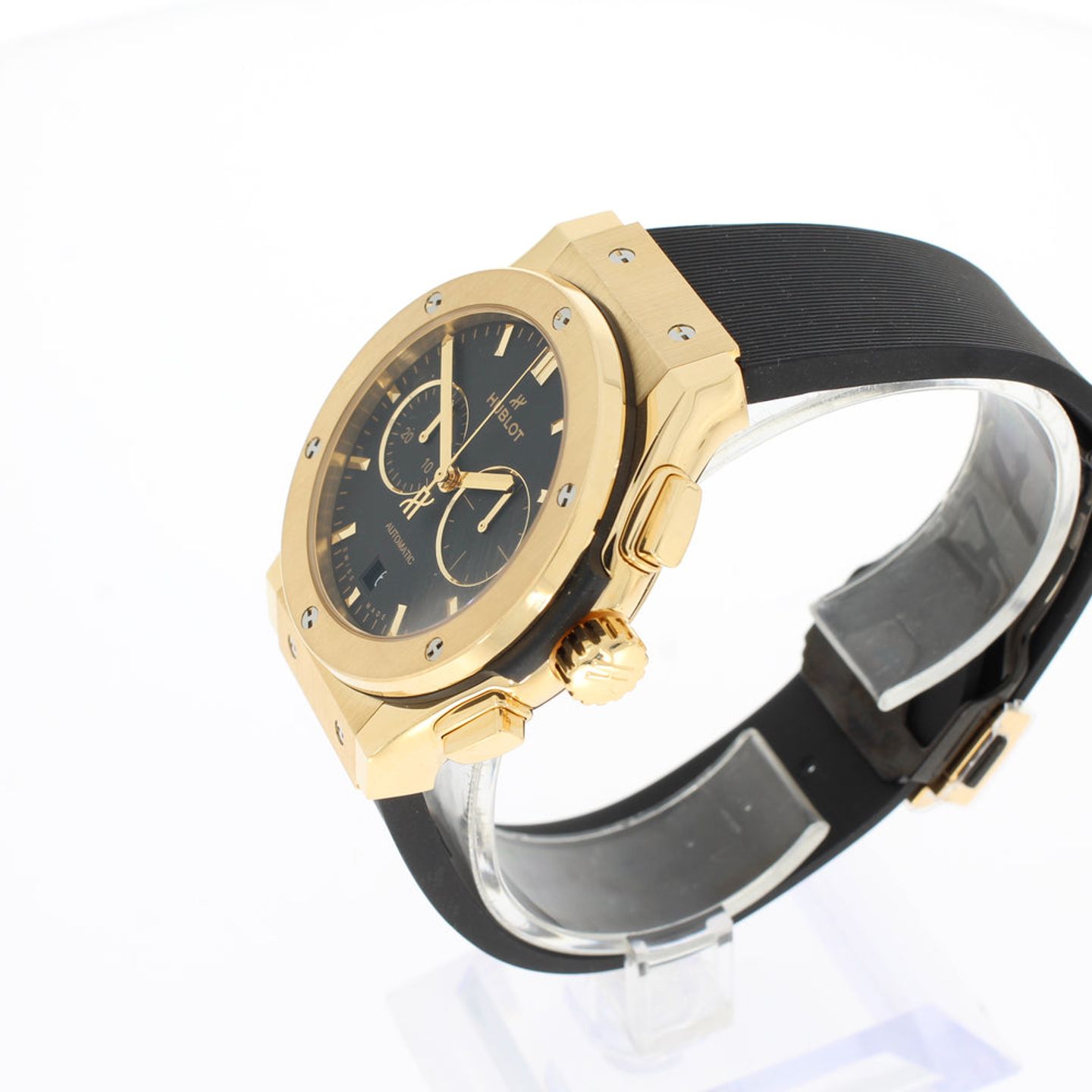 Hublot Classic Fusion Chronograph 541.VX.1130.RX (2025) - Black dial 42 mm Yellow Gold case (2/4)