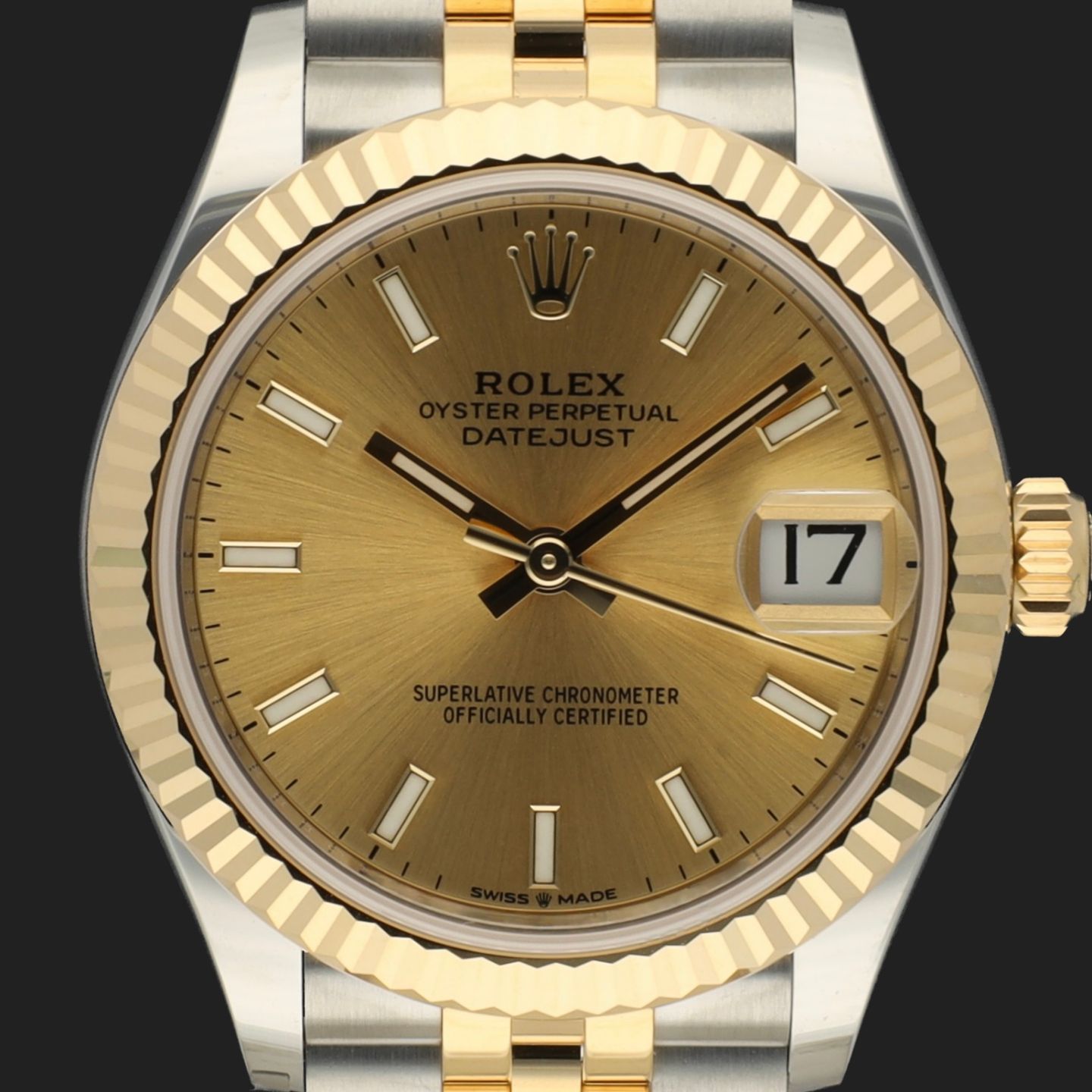 Rolex Datejust 31 278273 (2023) - 31 mm Gold/Steel case (2/8)