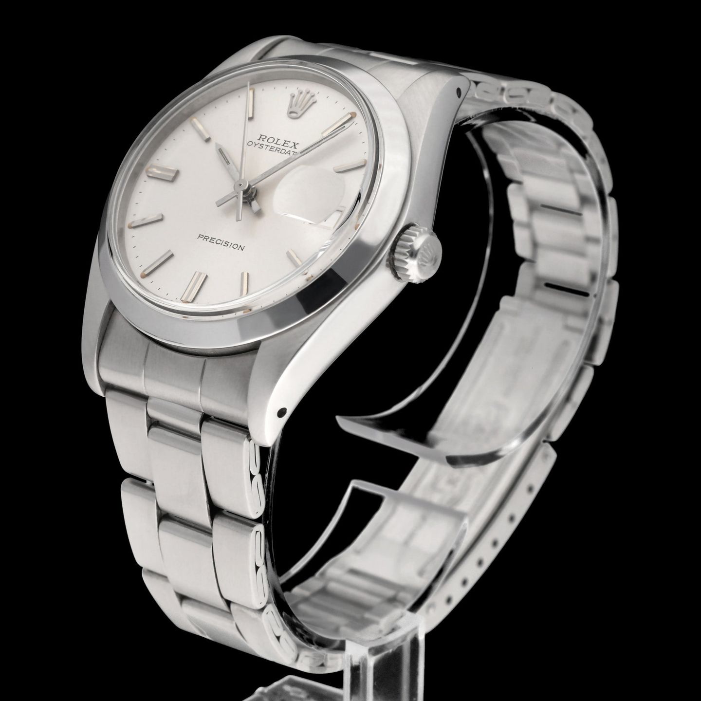 Rolex Oyster Precision 6694 (1978) - Silver dial 34 mm Steel case (4/7)