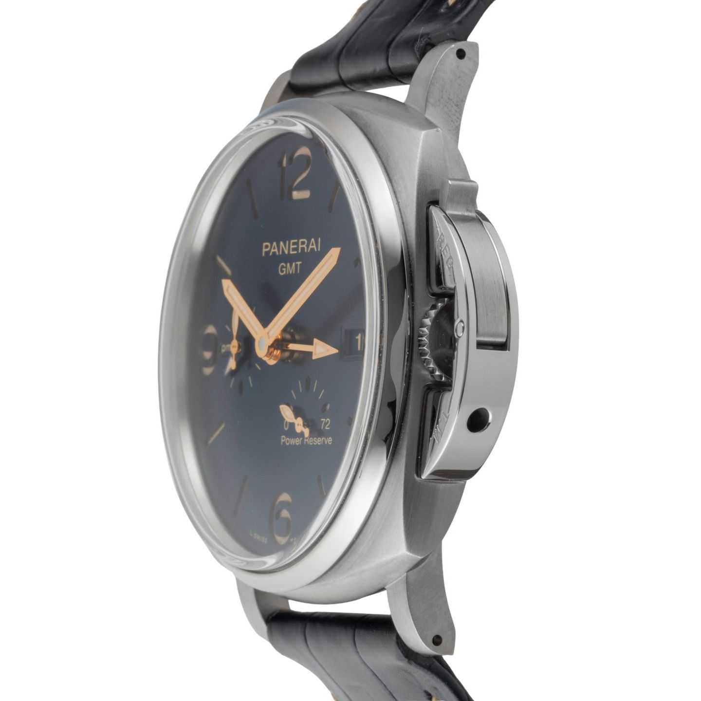 Panerai Luminor Due PAM00964 (2020) - Blauw wijzerplaat 45mm Titanium (6/8)